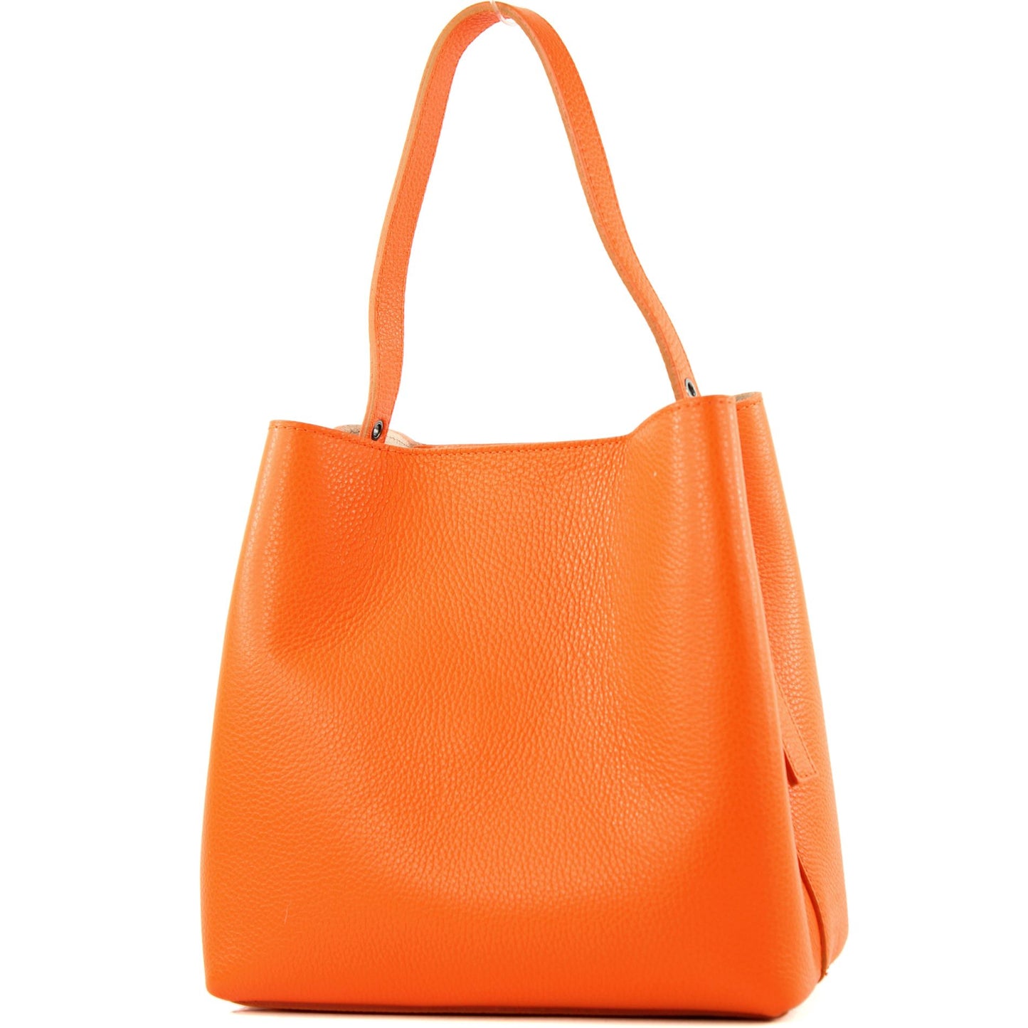 modamoda de - T188 - ital. Shopper Henkeltasche aus Leder