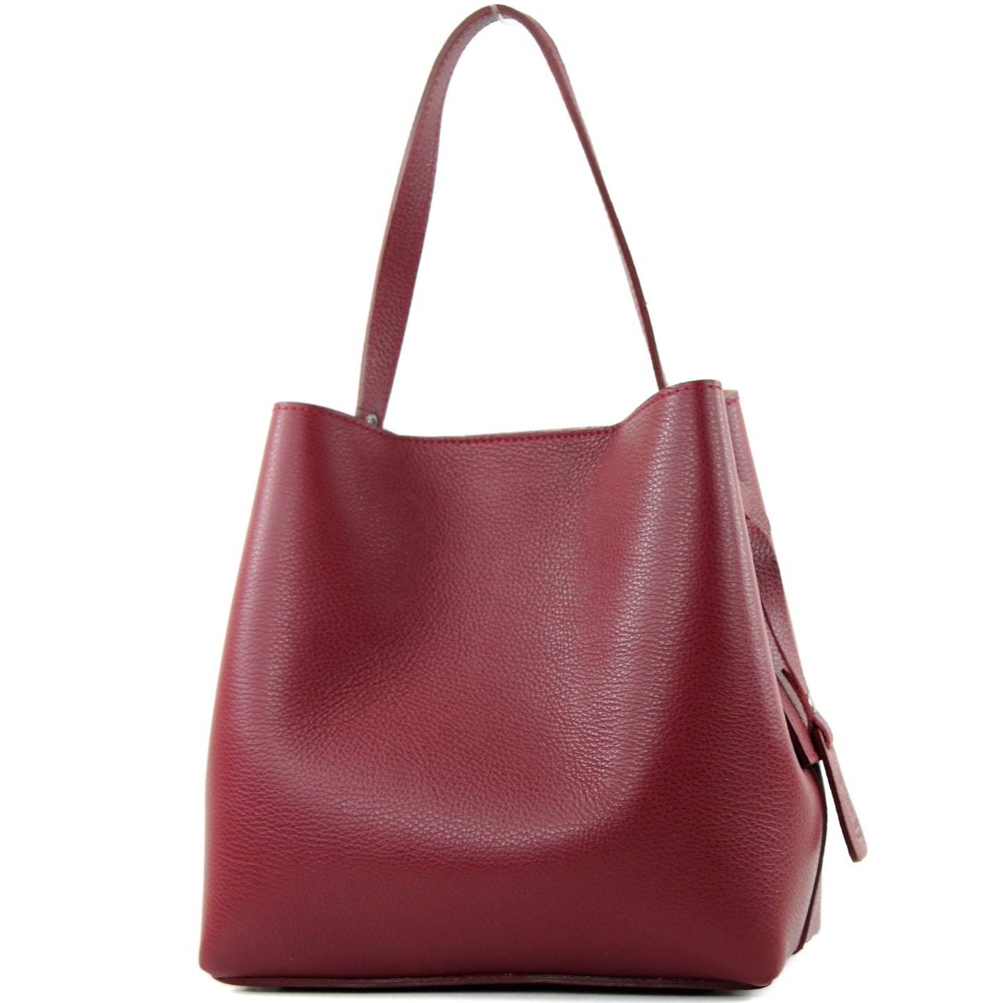 modamoda de - T188 - ital. Shopper Henkeltasche aus Leder