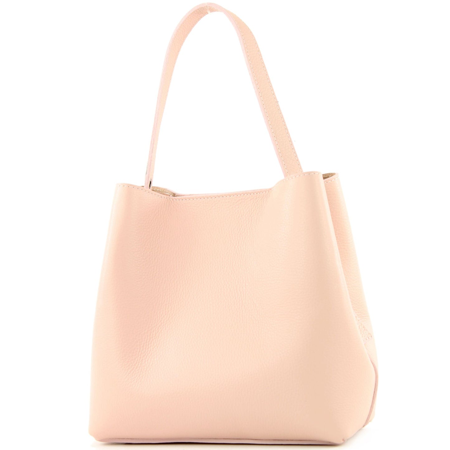 modamoda de - T188 - ital. Shopper Henkeltasche aus Leder