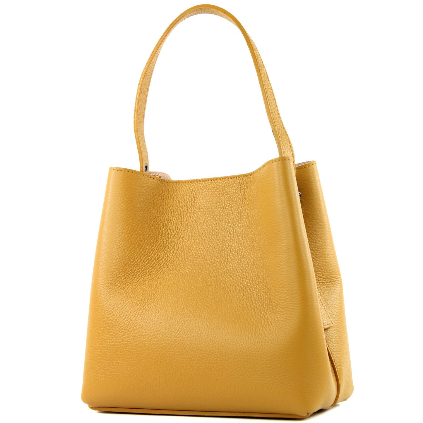 modamoda de - T188 - ital. Shopper Henkeltasche aus Leder