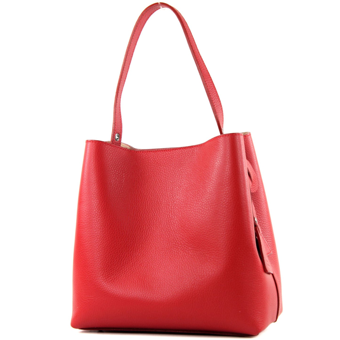 modamoda de - T188 - ital. Shopper Henkeltasche aus Leder