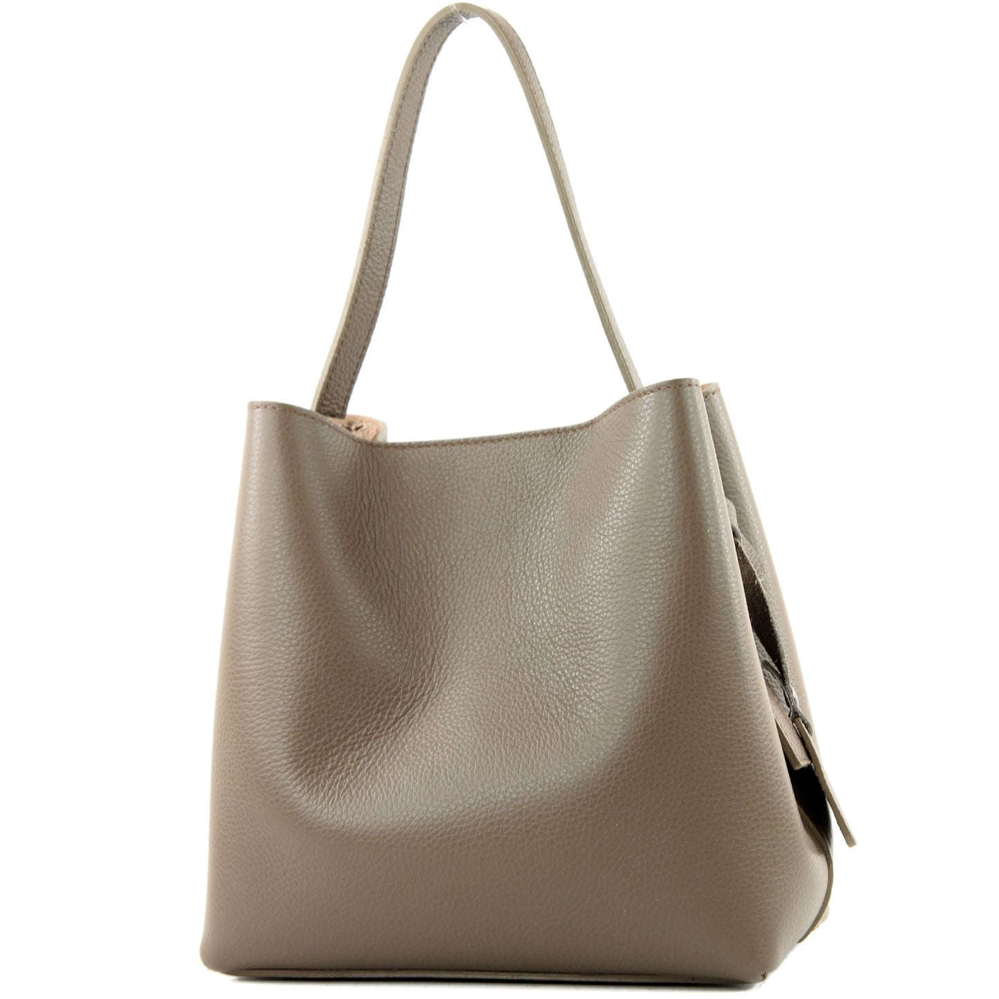 modamoda de - T188 - ital. Shopper Henkeltasche aus Leder
