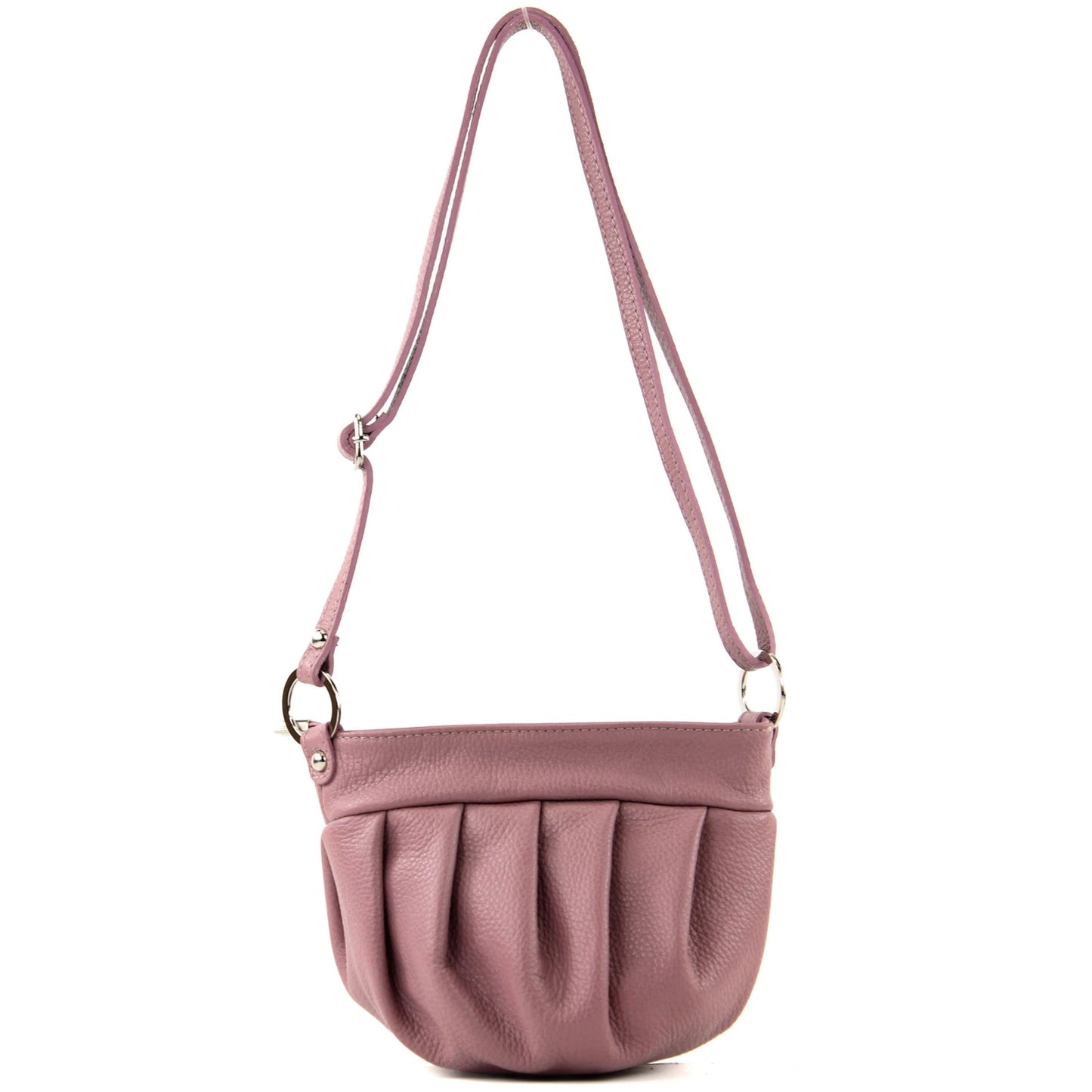 modamoda de T191 Damen Leder Umhängetasche Schultertasche Klein handmade in Italy