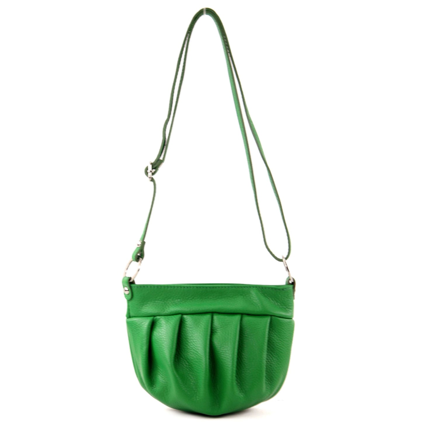 modamoda de T191 Damen Leder Umhängetasche Schultertasche Klein handmade in Italy