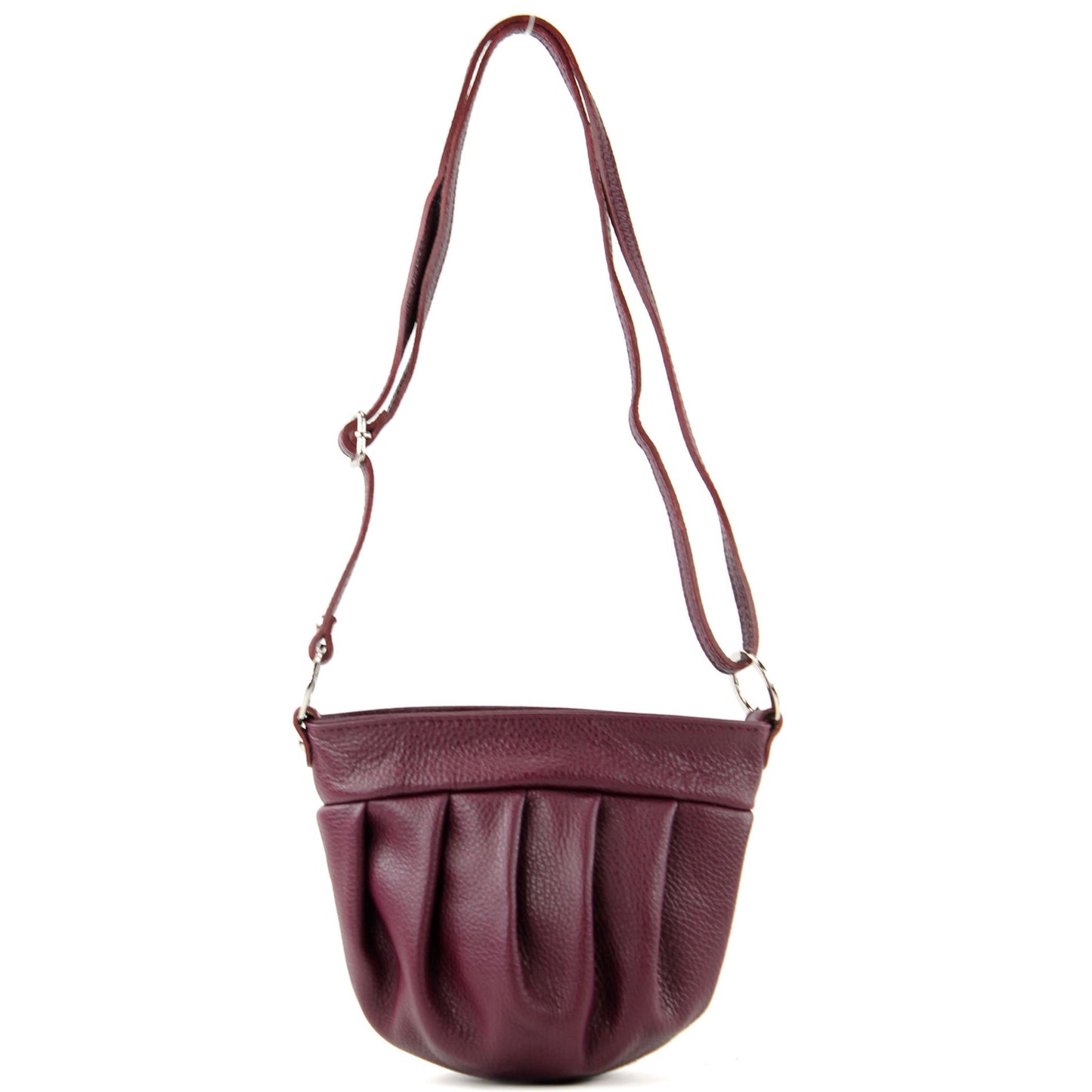 modamoda de T191 Damen Leder Umhängetasche Schultertasche Klein handmade in Italy