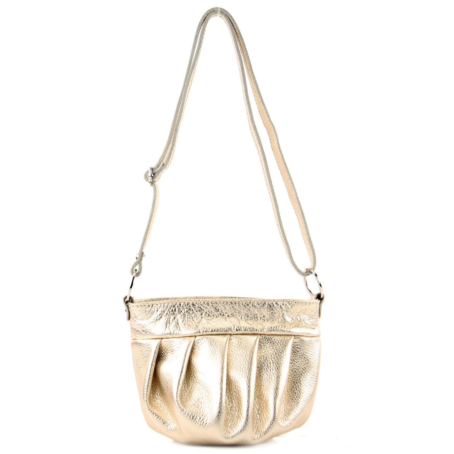 modamoda de T191 Damen Leder Umhängetasche Schultertasche Klein handmade in Italy