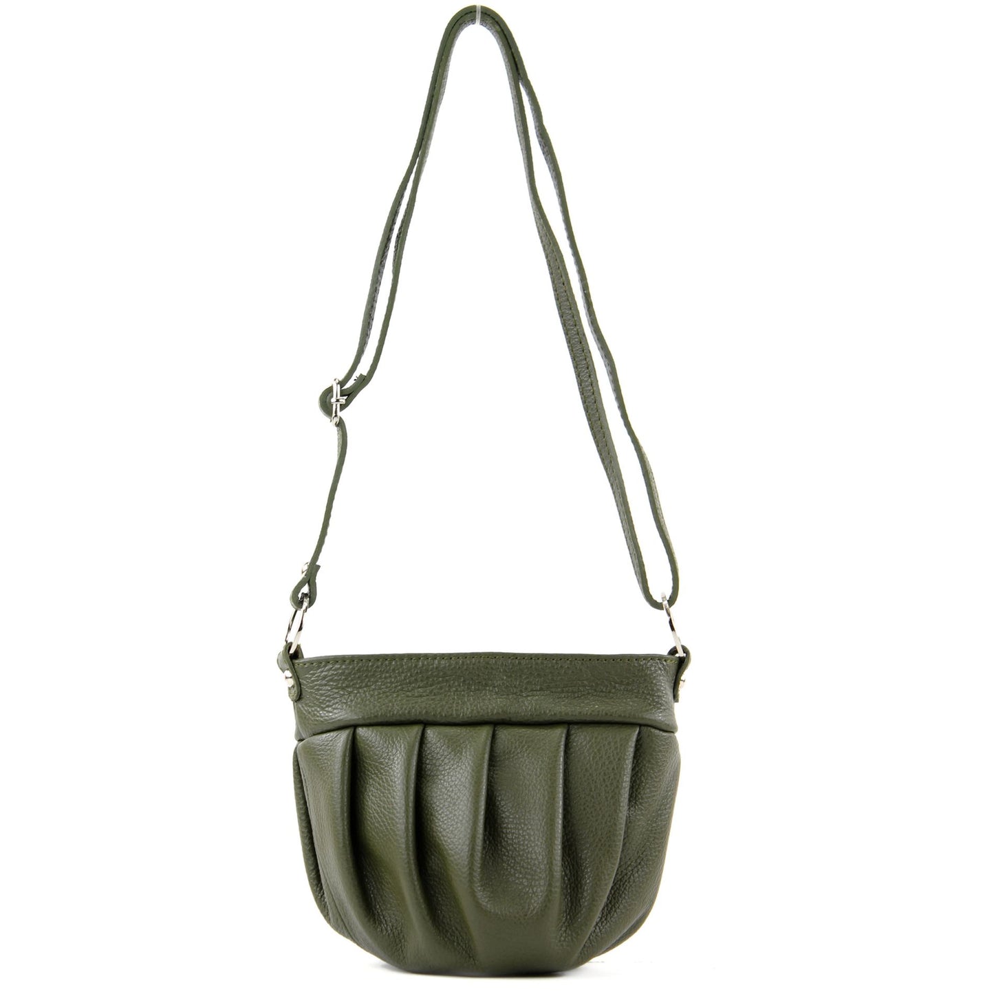 modamoda de T191 Damen Leder Umhängetasche Schultertasche Klein handmade in Italy