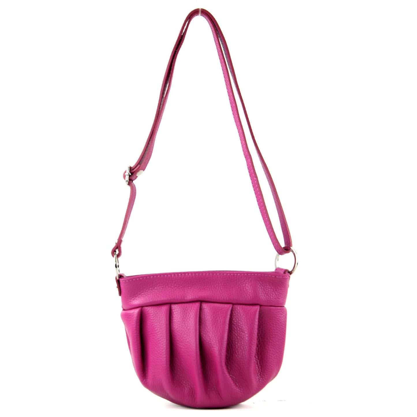 modamoda de T191 Damen Leder Umhängetasche Schultertasche Klein handmade in Italy