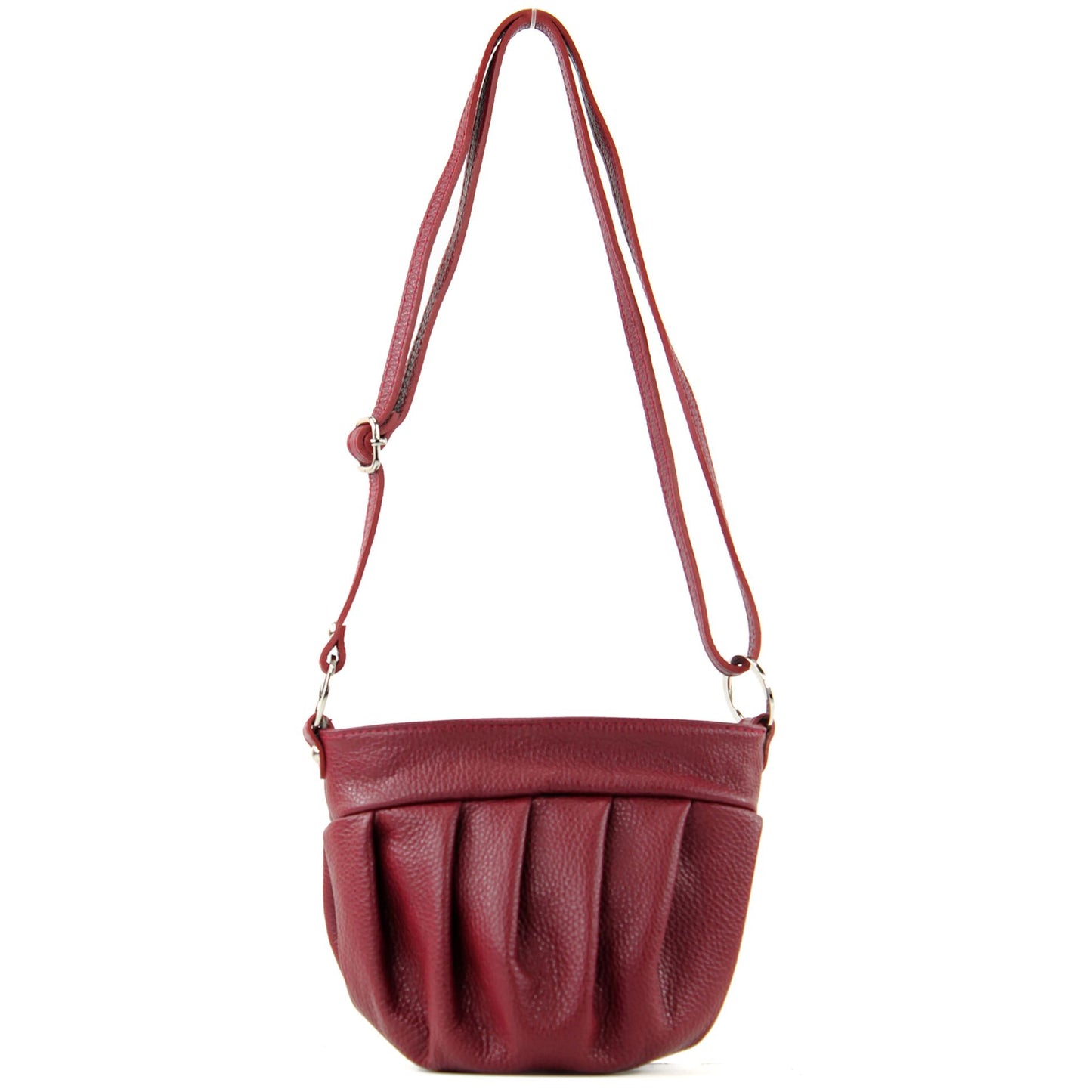 modamoda de T191 Damen Leder Umhängetasche Schultertasche Klein handmade in Italy