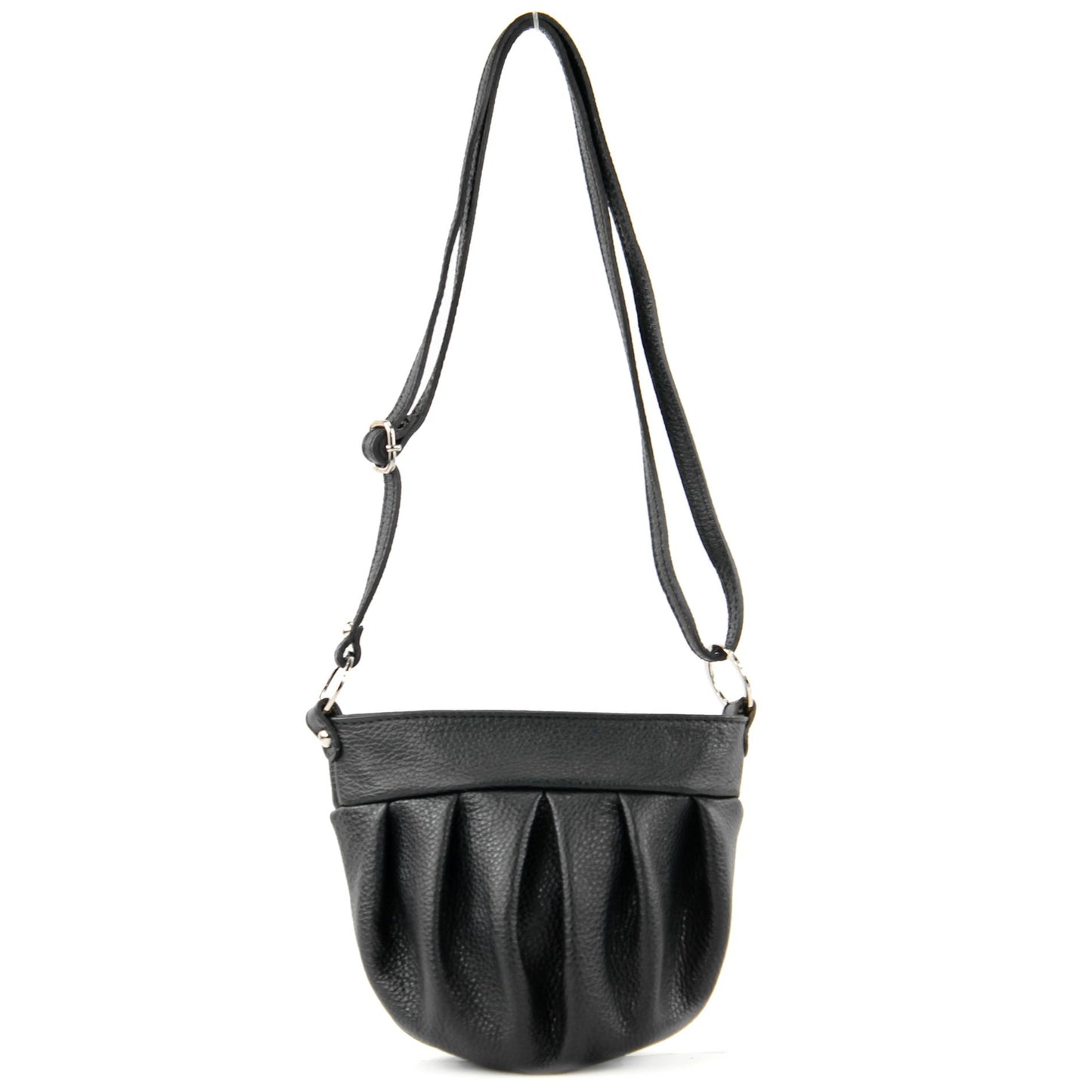 modamoda de T191 Damen Leder Umhängetasche Schultertasche Klein handmade in Italy