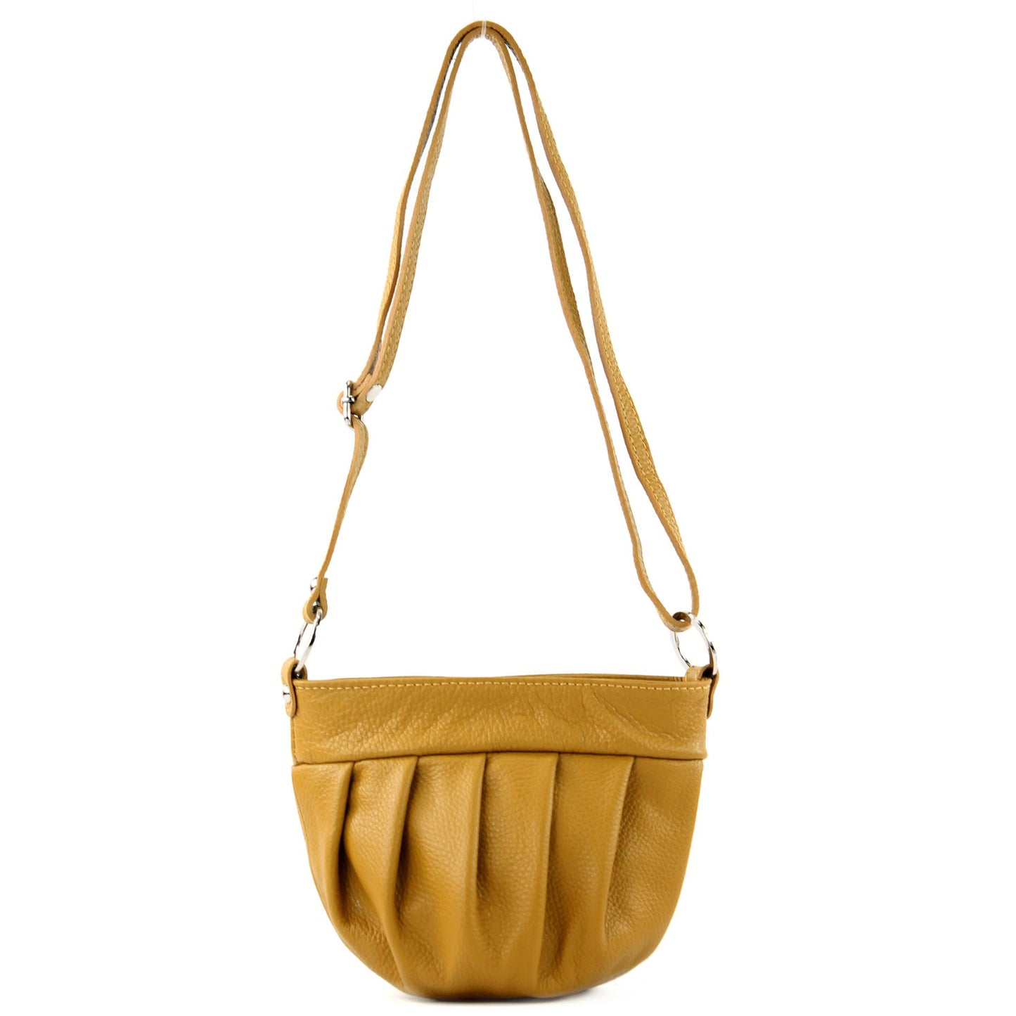 modamoda de T191 Damen Leder Umhängetasche Schultertasche Klein handmade in Italy
