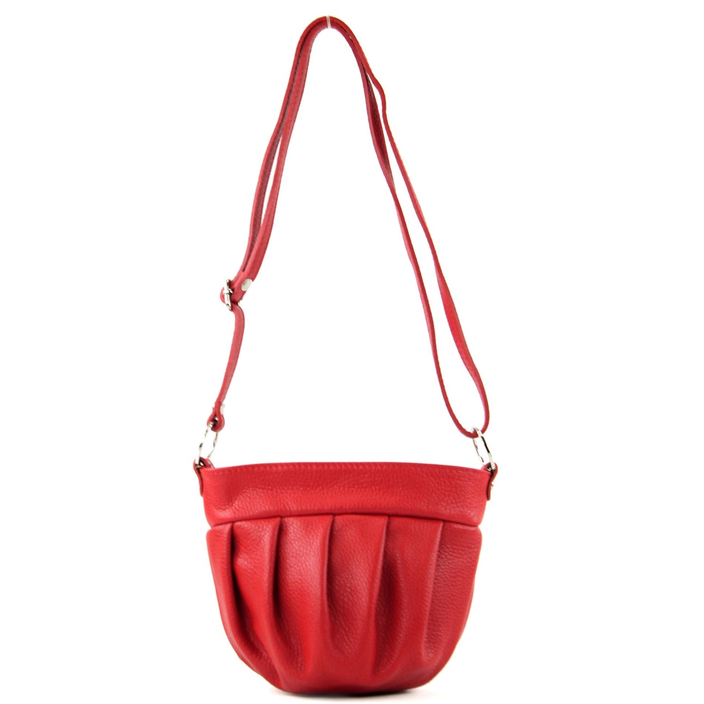 modamoda de T191 Damen Leder Umhängetasche Schultertasche Klein handmade in Italy