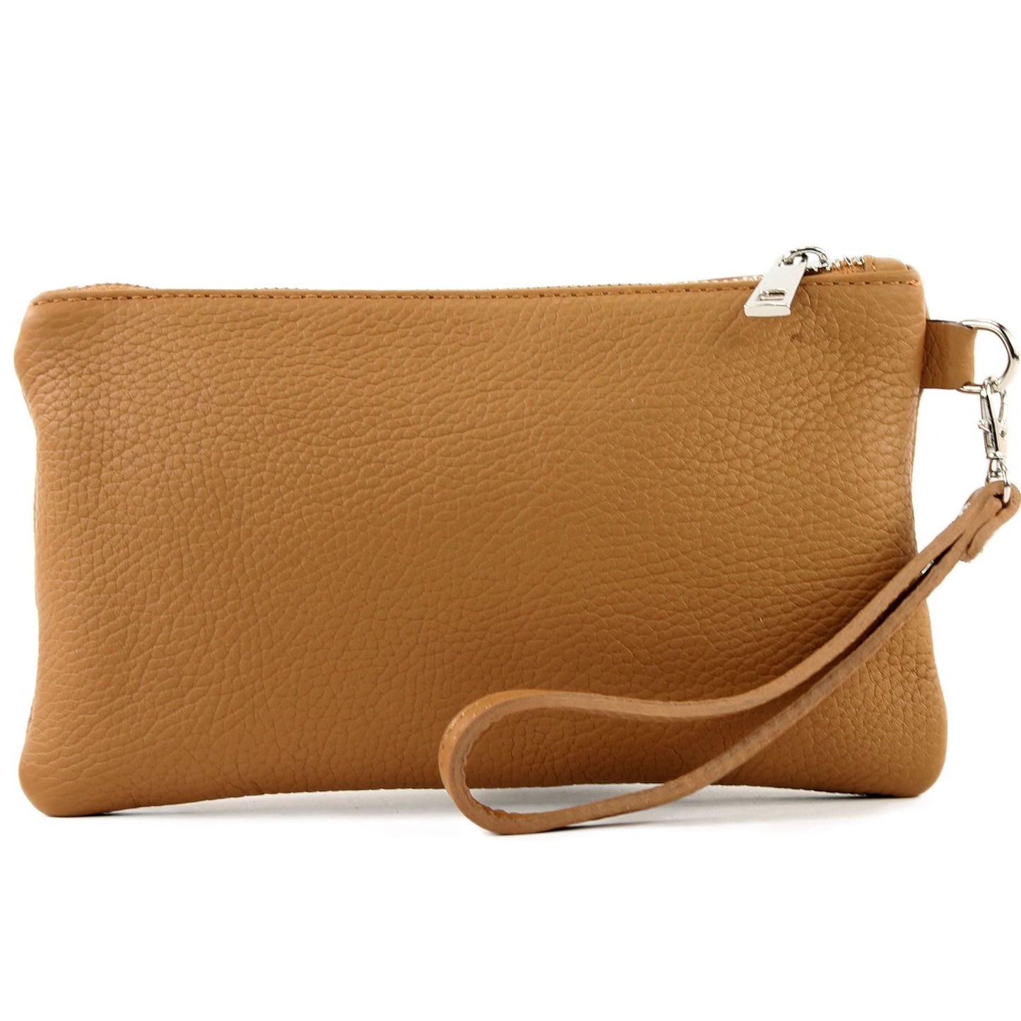 modamoda de - T193 - ital. Clutch Handgelenktasche Leder Small