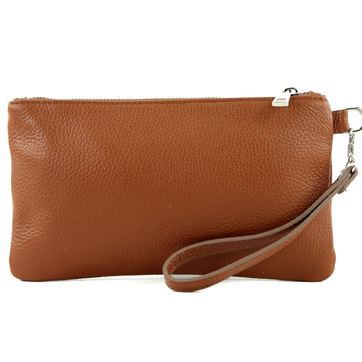 modamoda de - T193 - ital. Clutch Handgelenktasche Leder Small