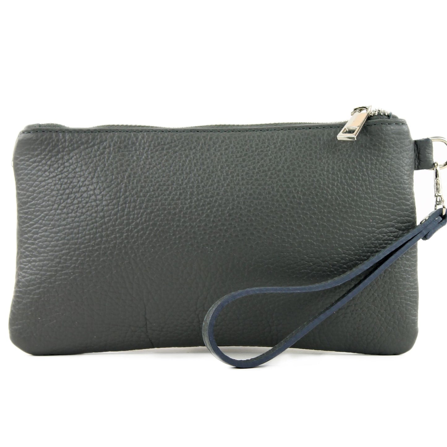 modamoda de - T193 - ital. Clutch Handgelenktasche Leder Small