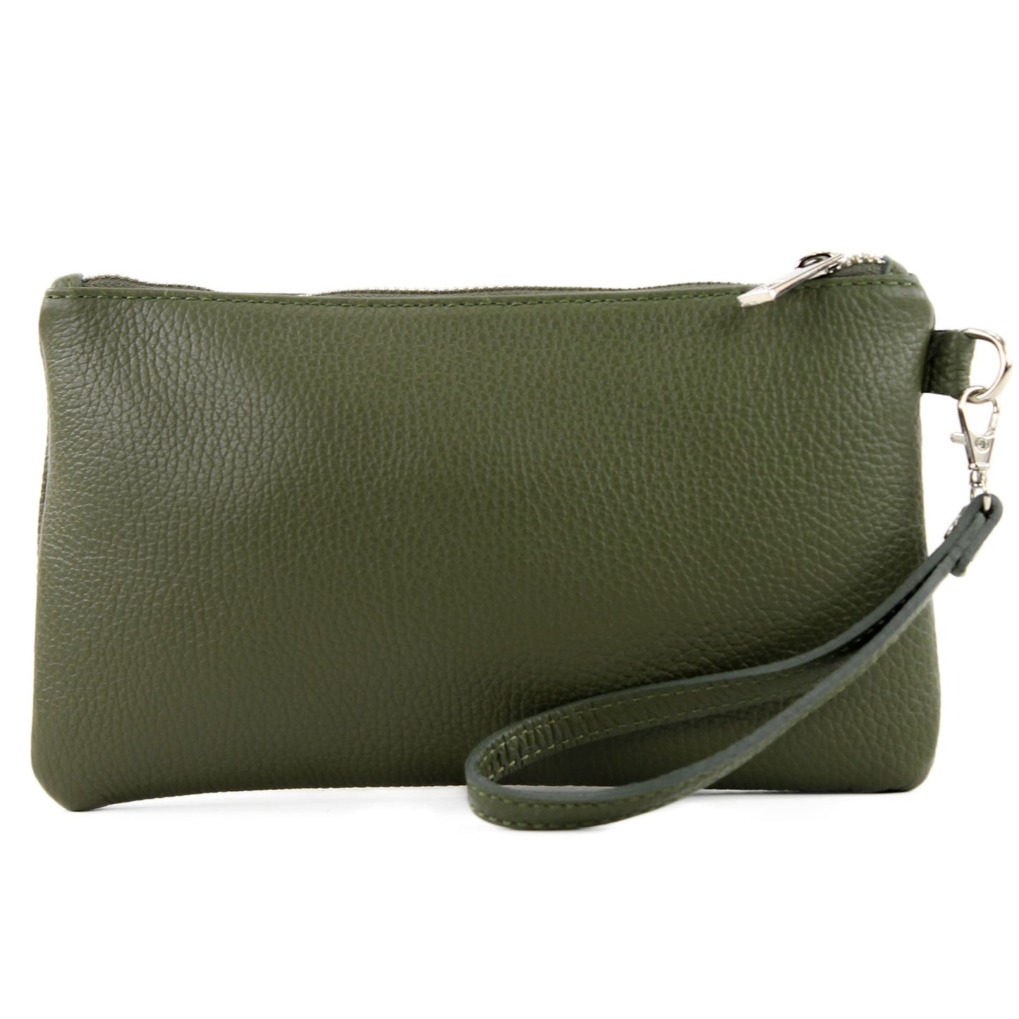 modamoda de - T193 - ital. Clutch Handgelenktasche Leder Small