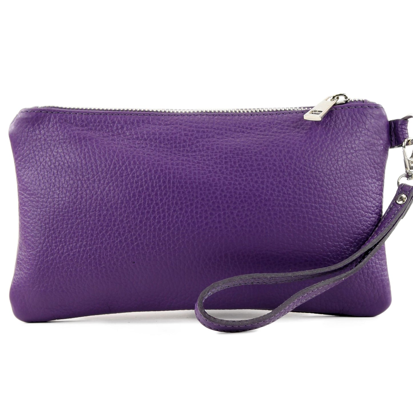 modamoda de - T193 - ital. Clutch Handgelenktasche Leder Small