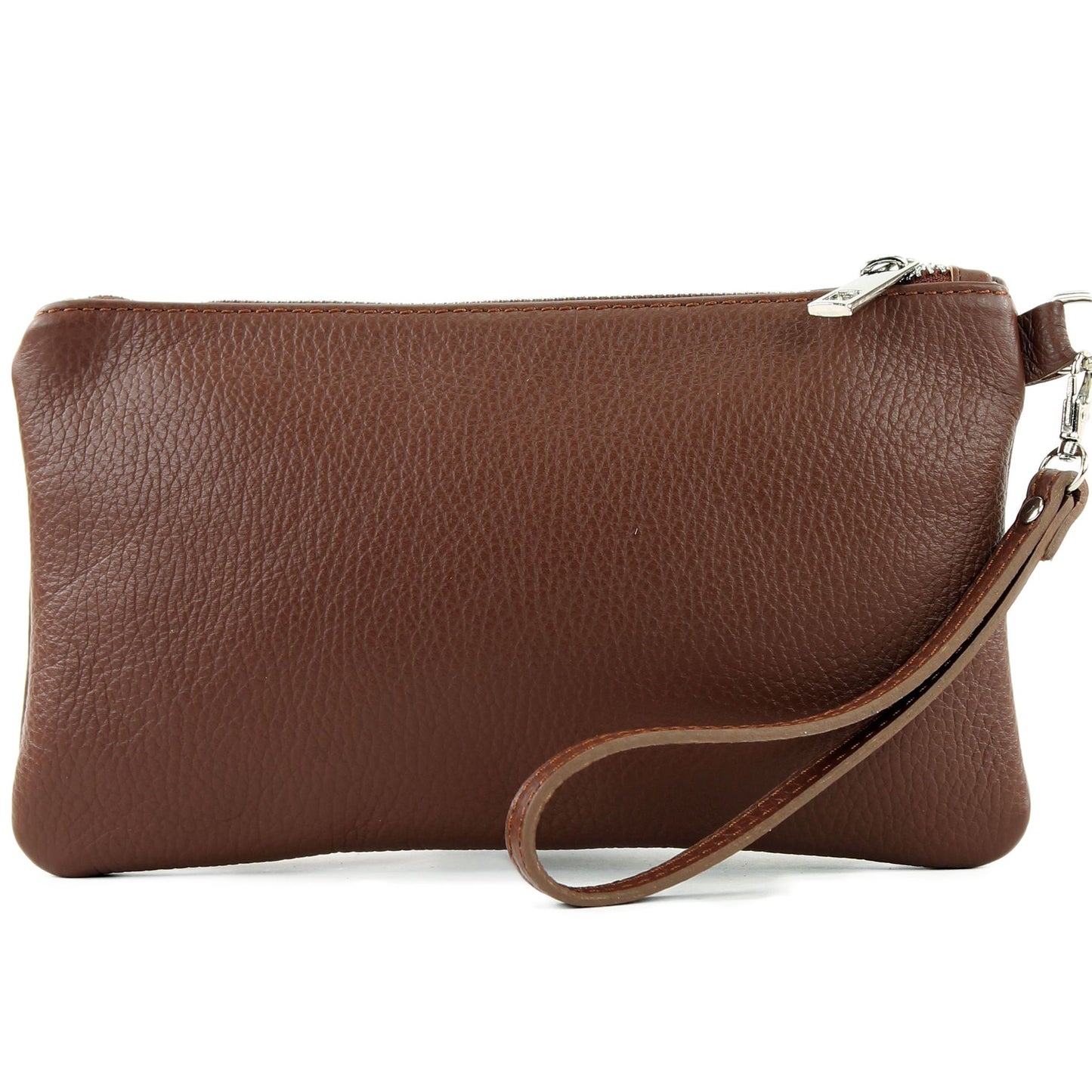 modamoda de - T193 - ital. Clutch Handgelenktasche Leder Small