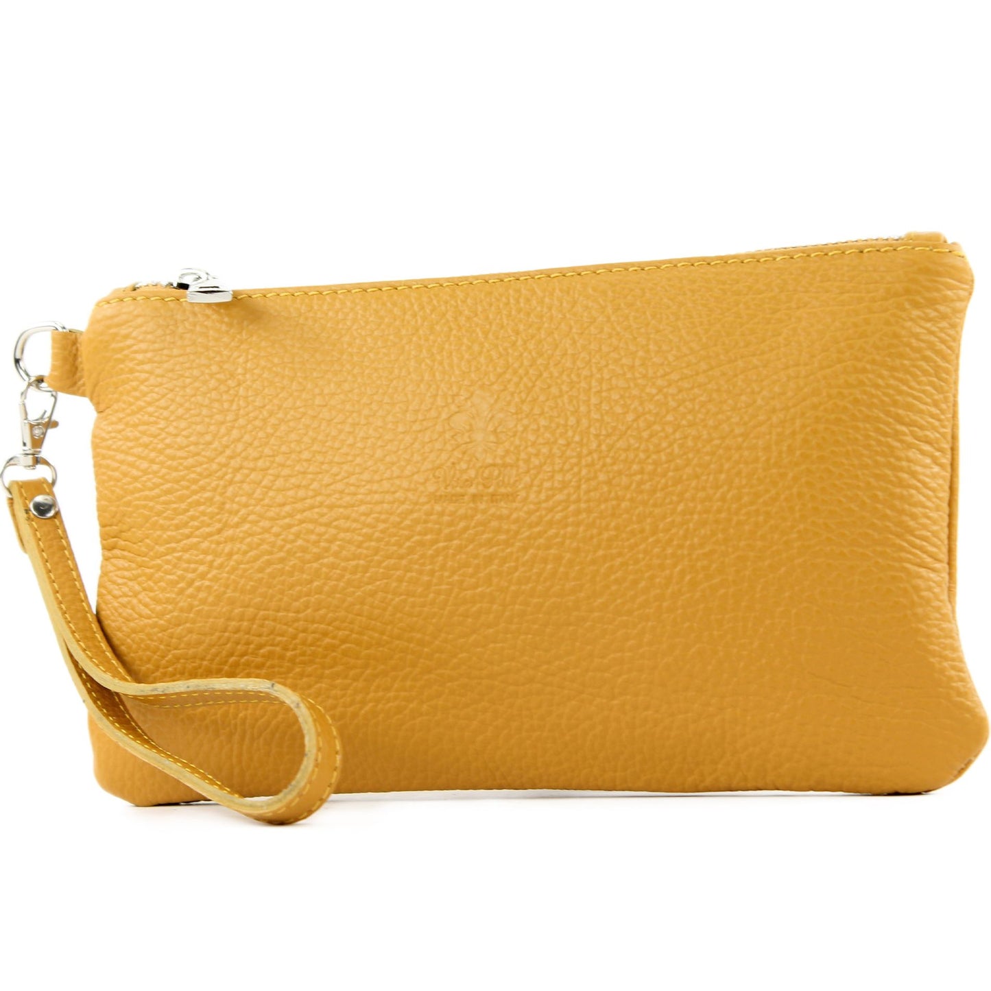 modamoda de - T193 - ital. Clutch Handgelenktasche Leder Small