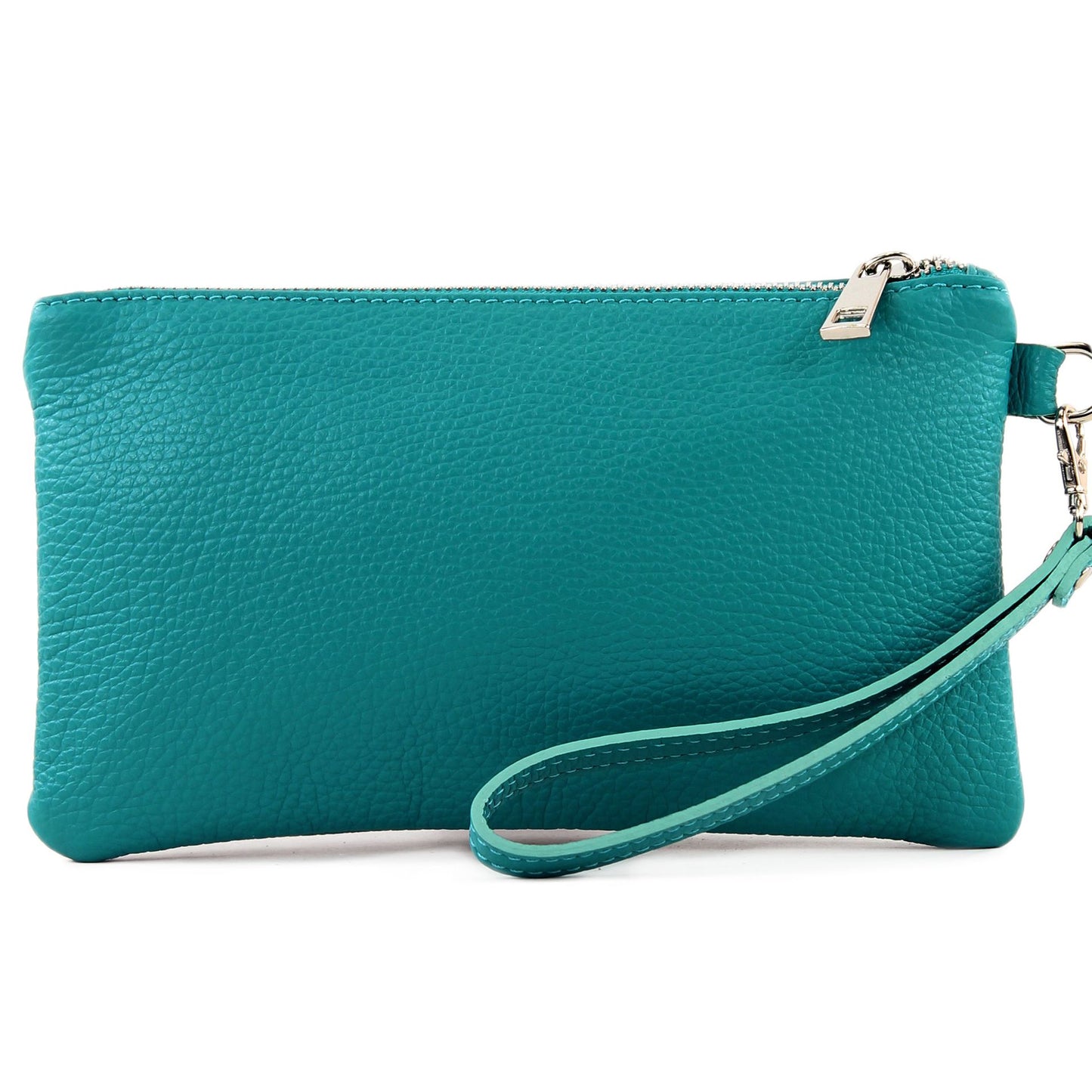 modamoda de - T193 - ital. Clutch Handgelenktasche Leder Small