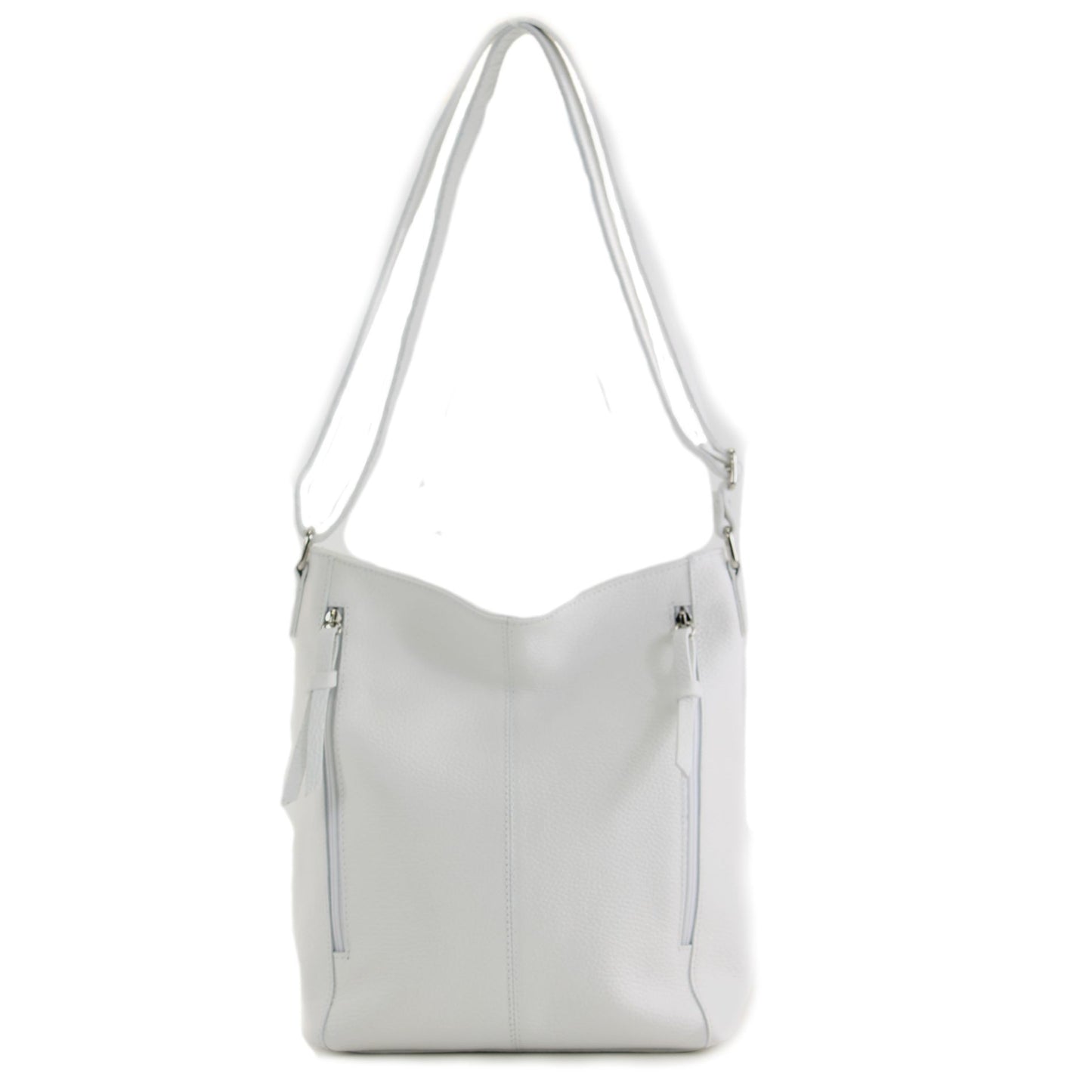 modamoda de T195 Damen Leder Schultertasche Umhängetasche handmade in Italy