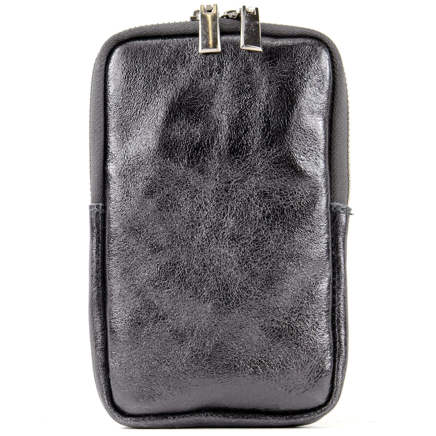 modamoda de - T197 - ital. Leder Umhängetasche Handytasche Klein