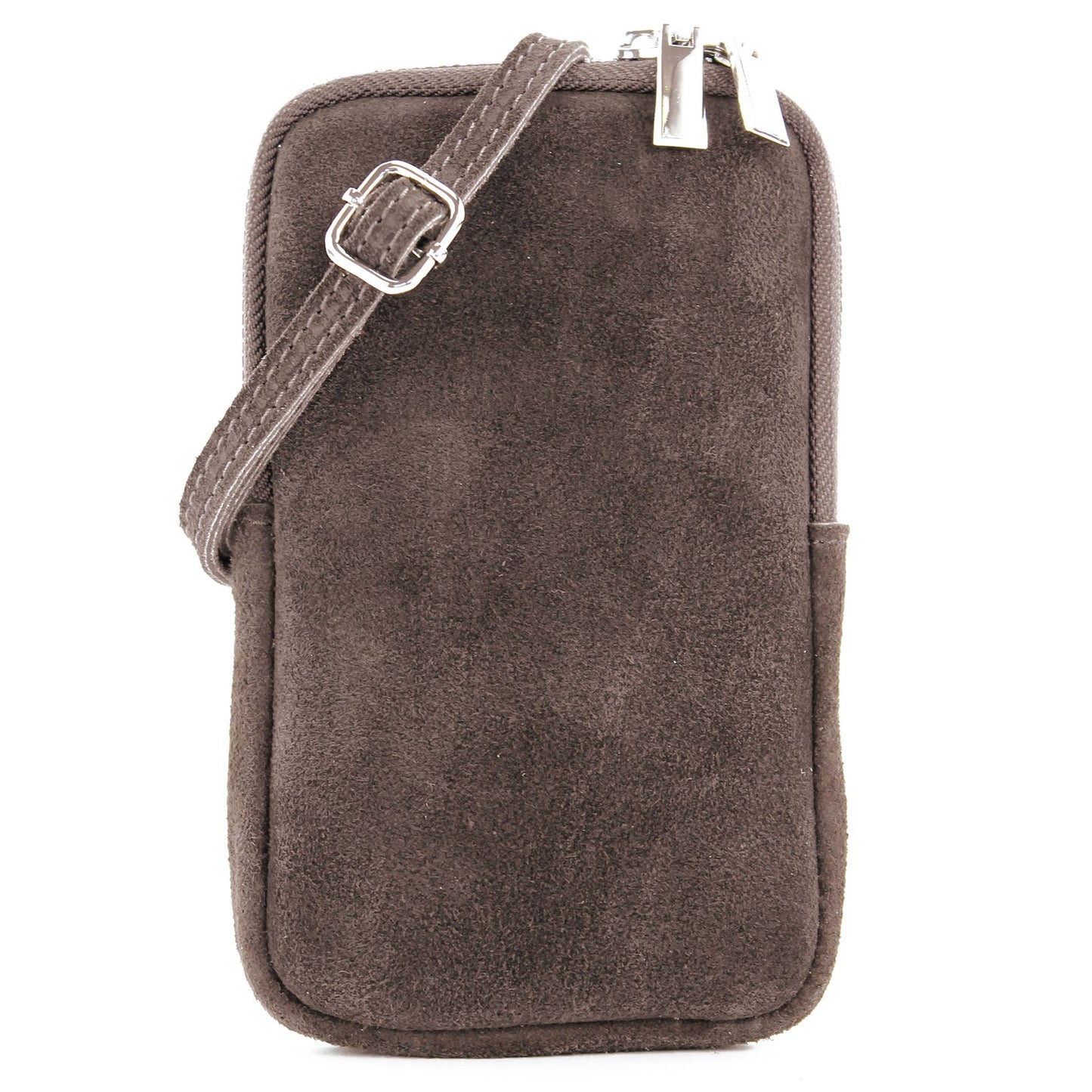 modamoda de - T197 - ital. Leder Umhängetasche Handytasche Klein