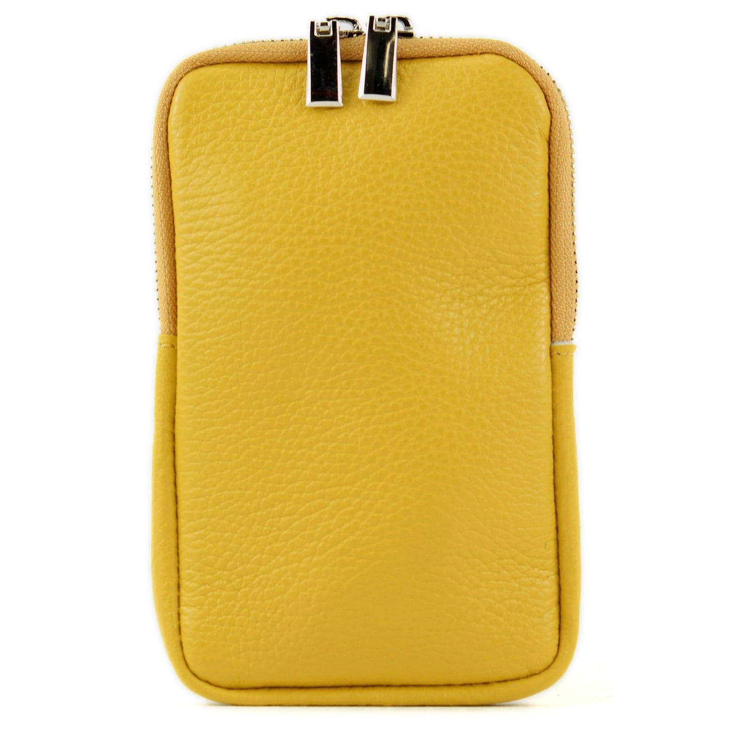 modamoda de - T197 - ital. Leder Umhängetasche Handytasche Klein