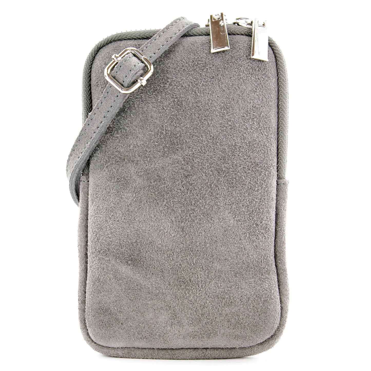 modamoda de - T197 - ital. Leder Umhängetasche Handytasche Klein
