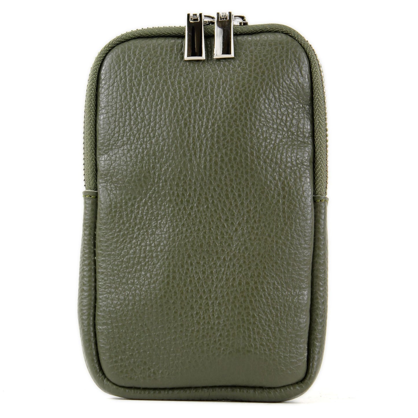 modamoda de - T197 - ital. Leder Umhängetasche Handytasche Klein