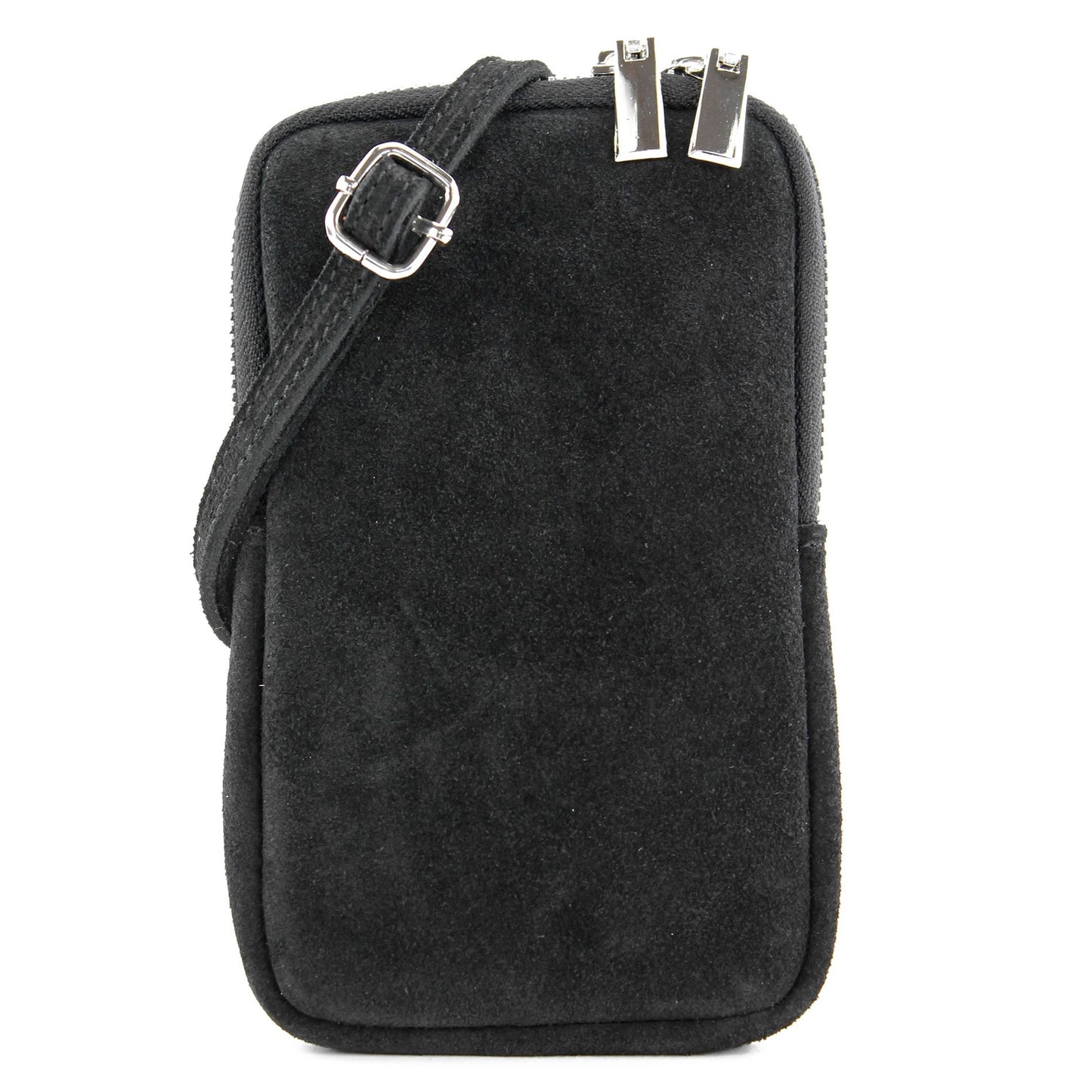 modamoda de - T197 - ital. Leder Umhängetasche Handytasche Klein