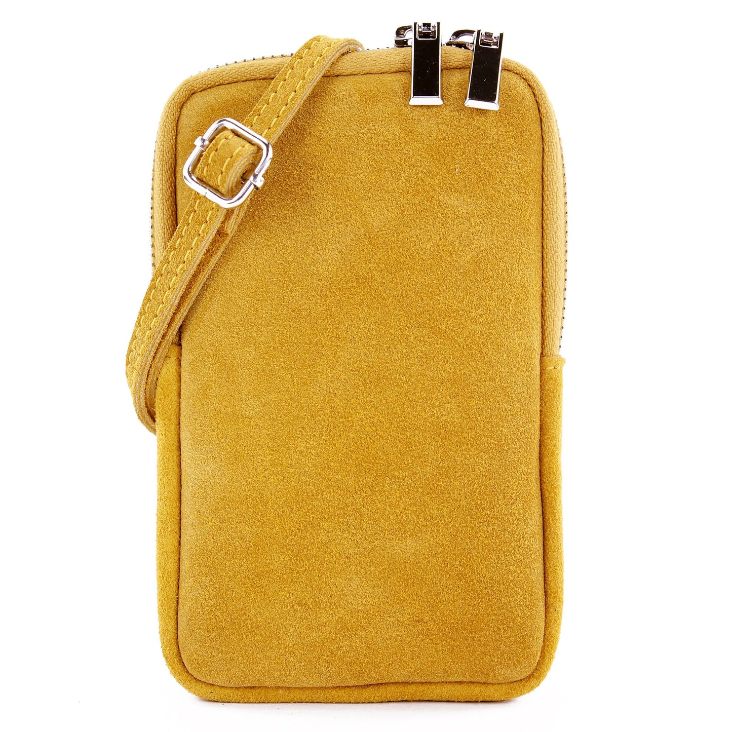 modamoda de - T197 - ital. Leder Umhängetasche Handytasche Klein