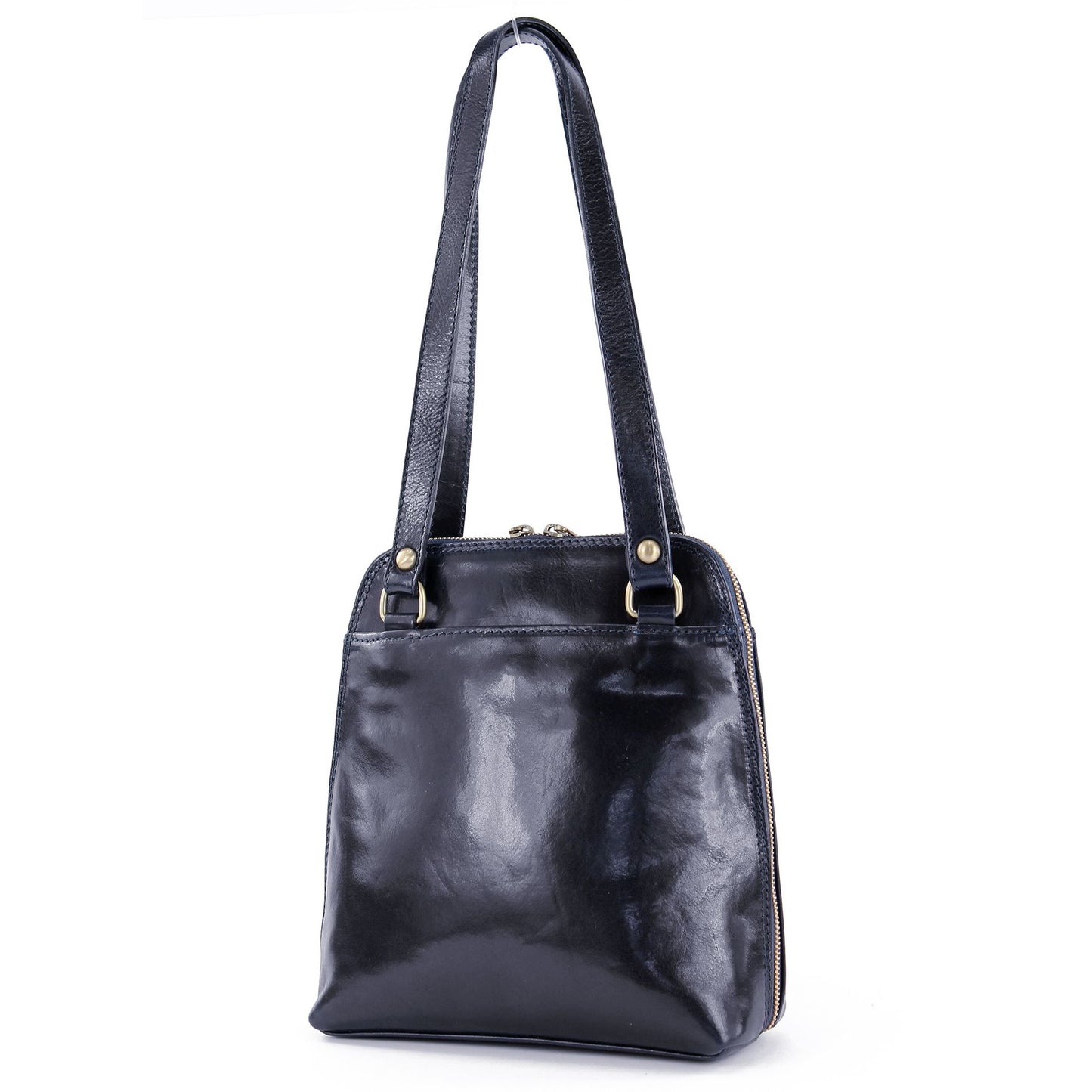 modamoda de - T203 - ital. Damen Rucksack Daypack aus Leder