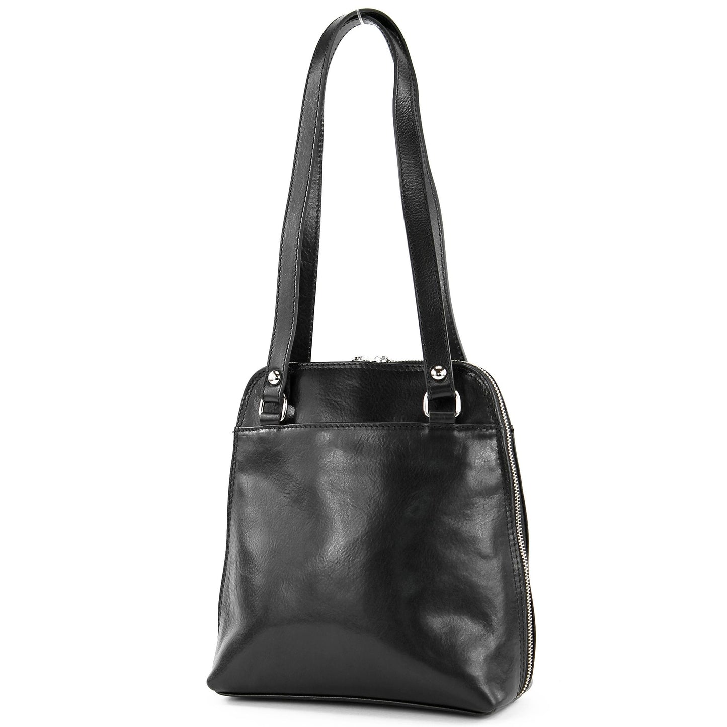 modamoda de - T203 - ital. Damen Rucksack Daypack aus Leder