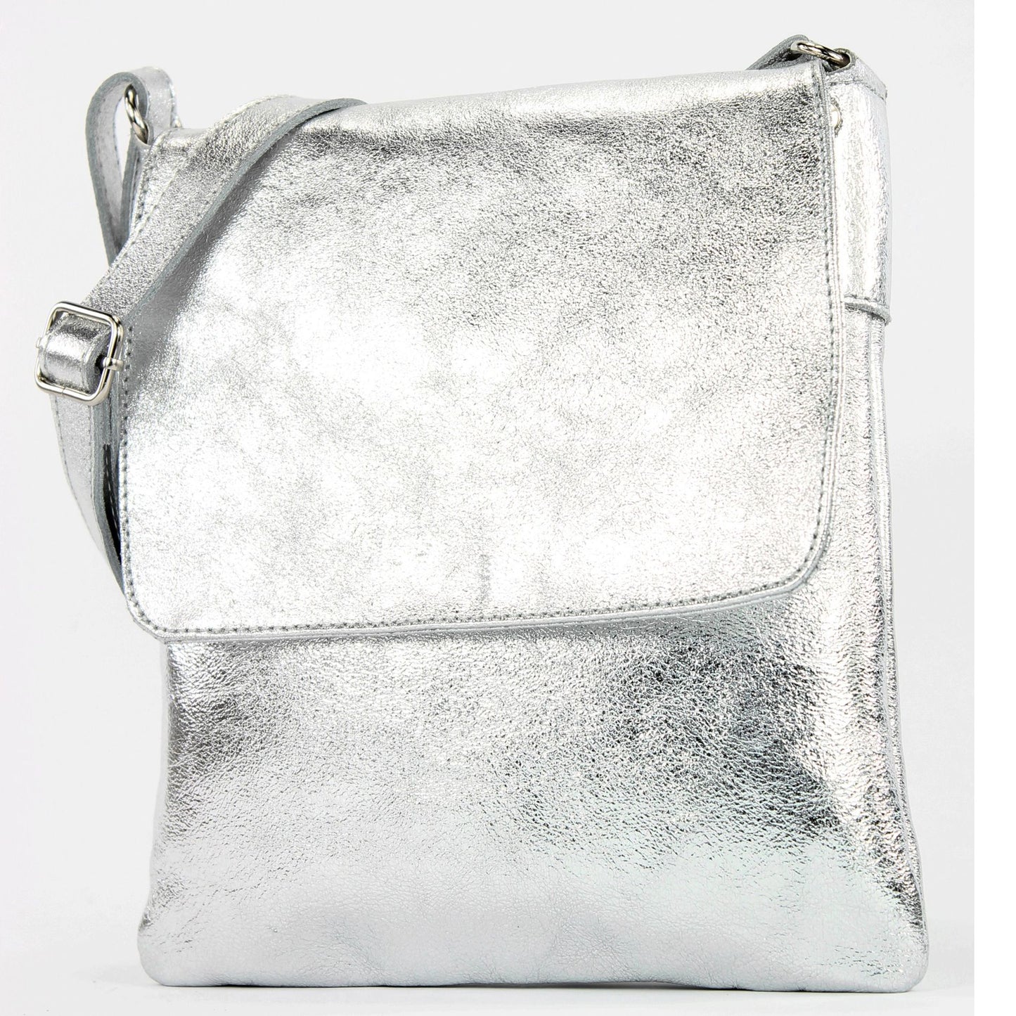 modamoda de - T207 - ital. Umhängetasche Schultertasche aus Nappaleder
