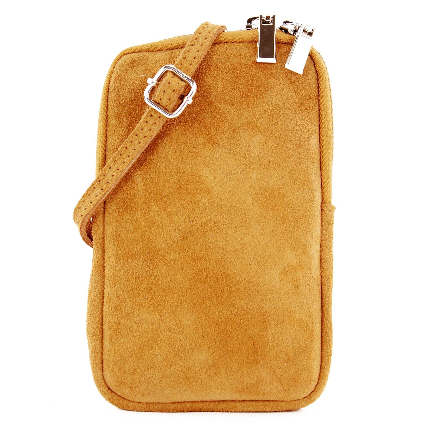 modamoda de - T197 - ital. Leder Umhängetasche Handytasche Klein