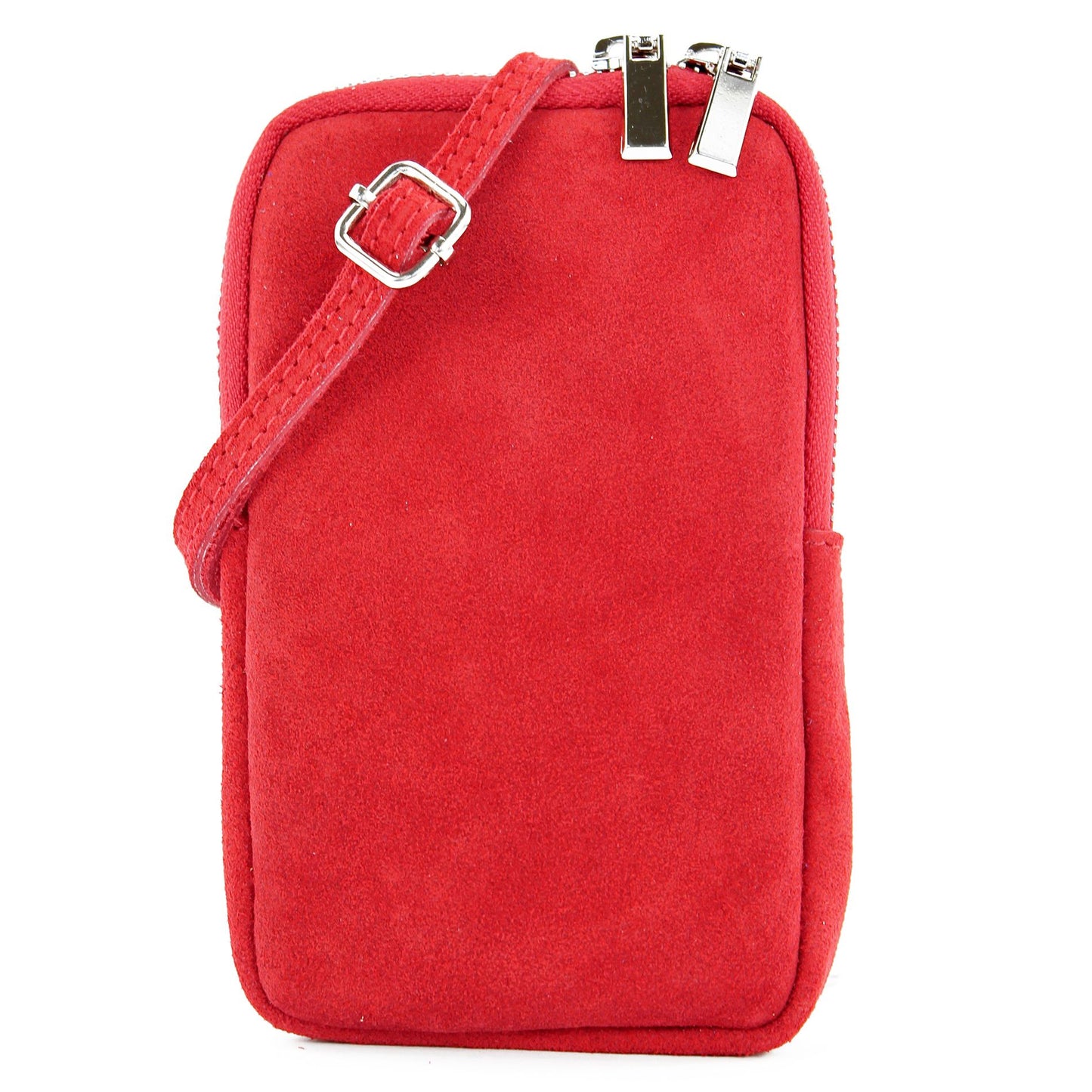 modamoda de - T197 - ital. Leder Umhängetasche Handytasche Klein