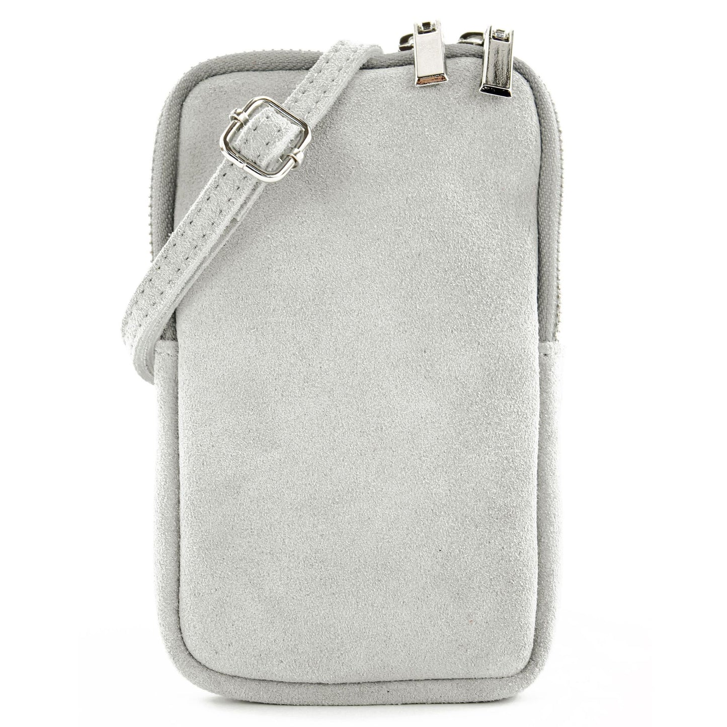 modamoda de - T197 - ital. Leder Umhängetasche Handytasche Klein