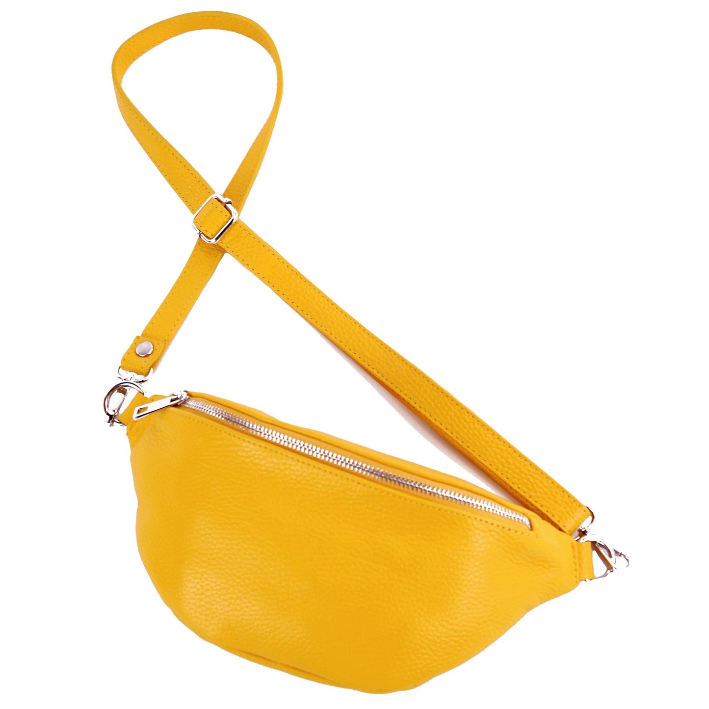 modamoda de T211 Damen Leder Bauchtasche Brusttasche Hüfttasche handmade in Italy