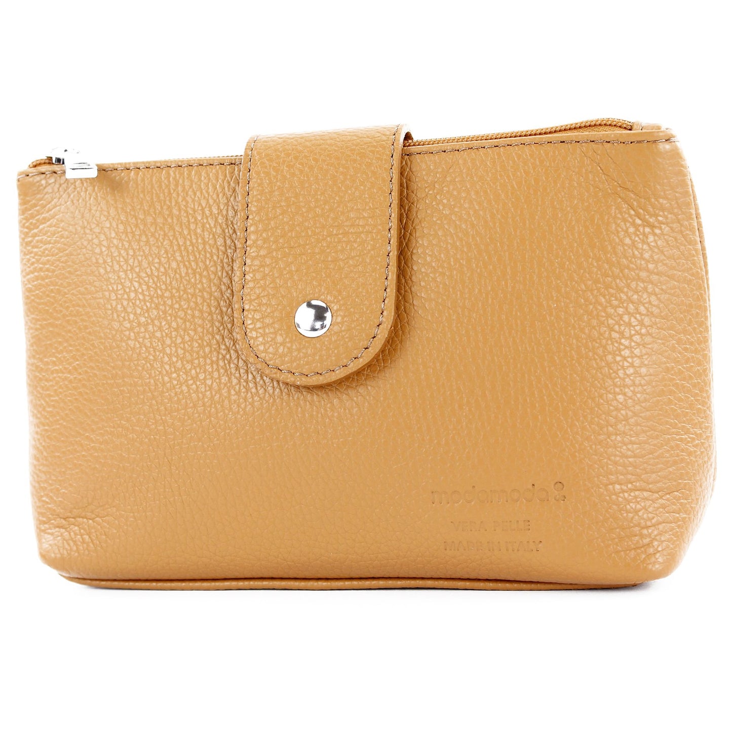 modamoda de T213 Damen Leder Kosmetiktasche Reiseetui Medium handmade in Italy