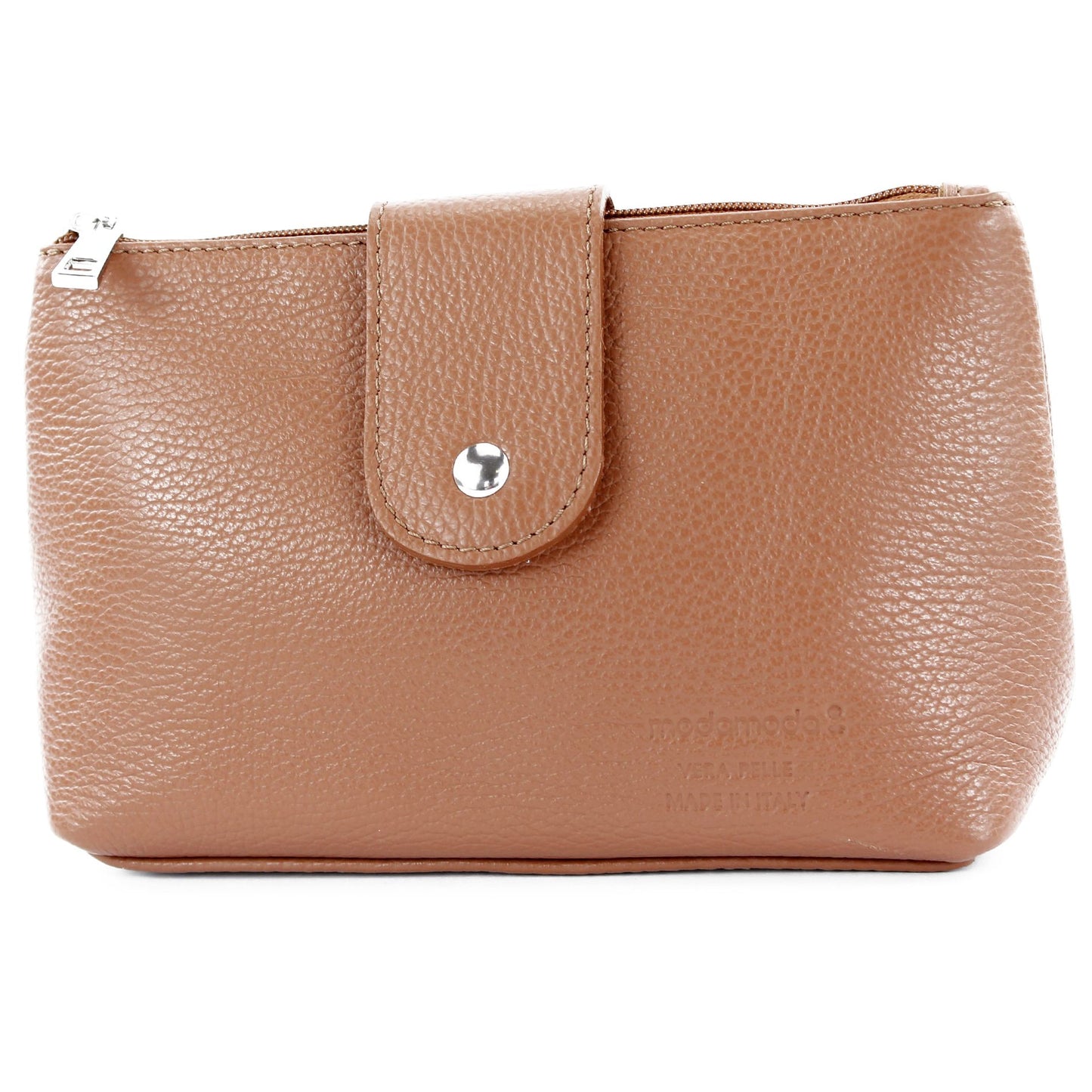 modamoda de T213 Damen Leder Kosmetiktasche Reiseetui Medium handmade in Italy