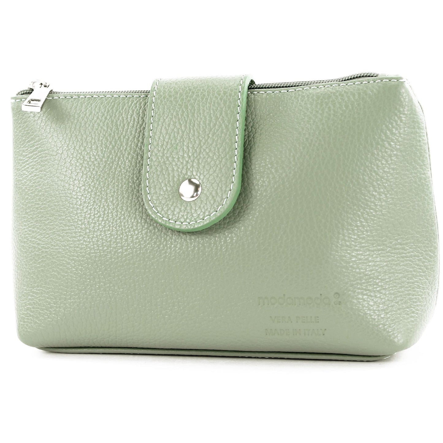 modamoda de T213 Damen Leder Kosmetiktasche Reiseetui Medium handmade in Italy