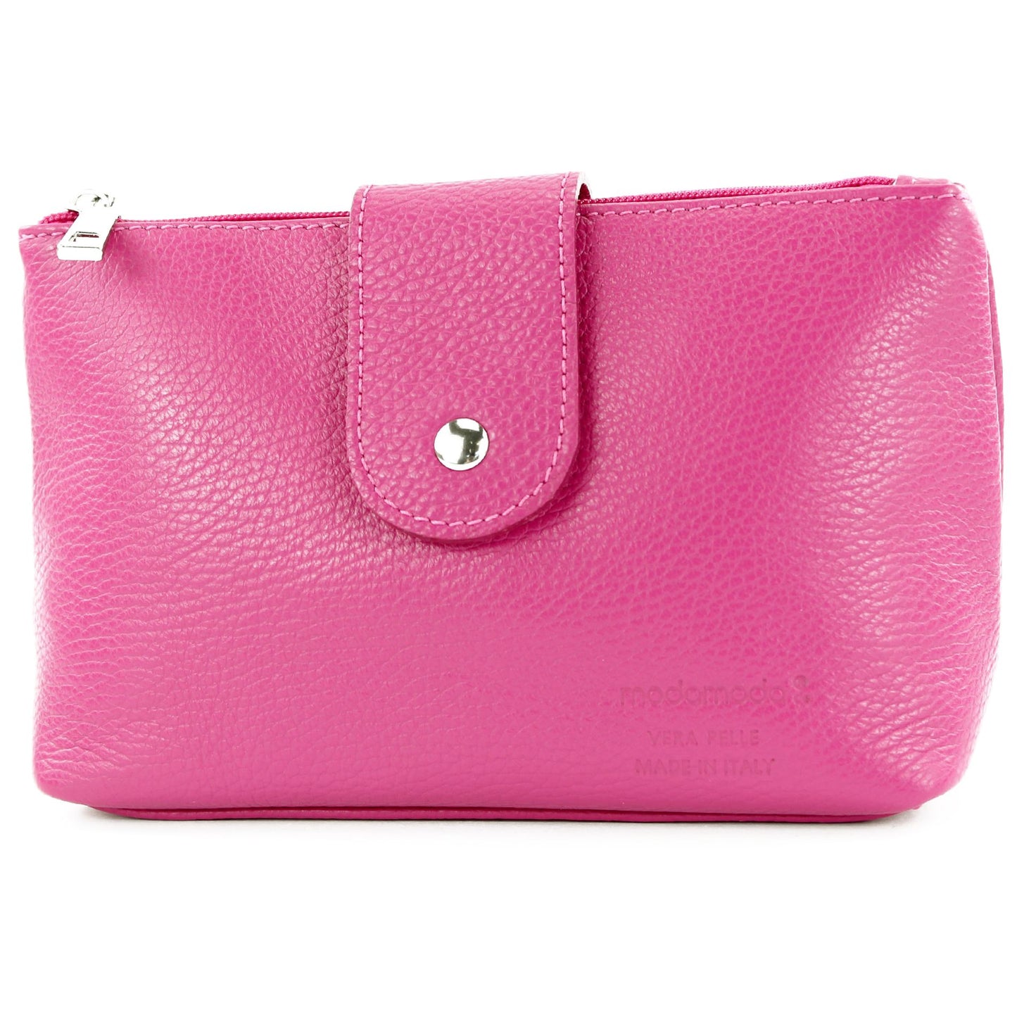 modamoda de T213 Damen Leder Kosmetiktasche Reiseetui Medium handmade in Italy