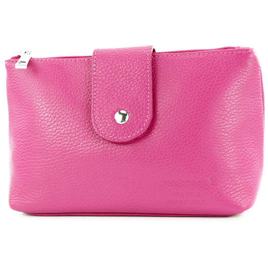 modamoda de T213 Damen Leder Kosmetiktasche Reiseetui Medium handmade in Italy