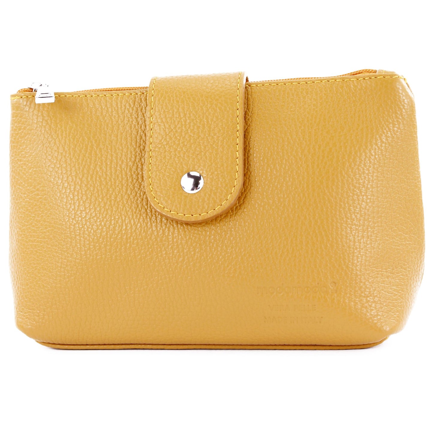 modamoda de T213 Damen Leder Kosmetiktasche Reiseetui Medium handmade in Italy