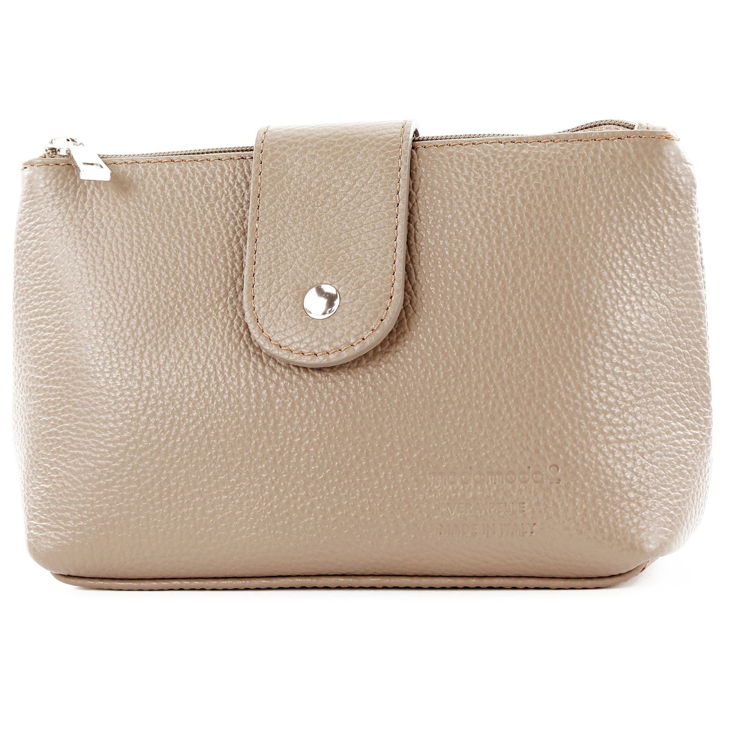 modamoda de T213 Damen Leder Kosmetiktasche Reiseetui Medium handmade in Italy