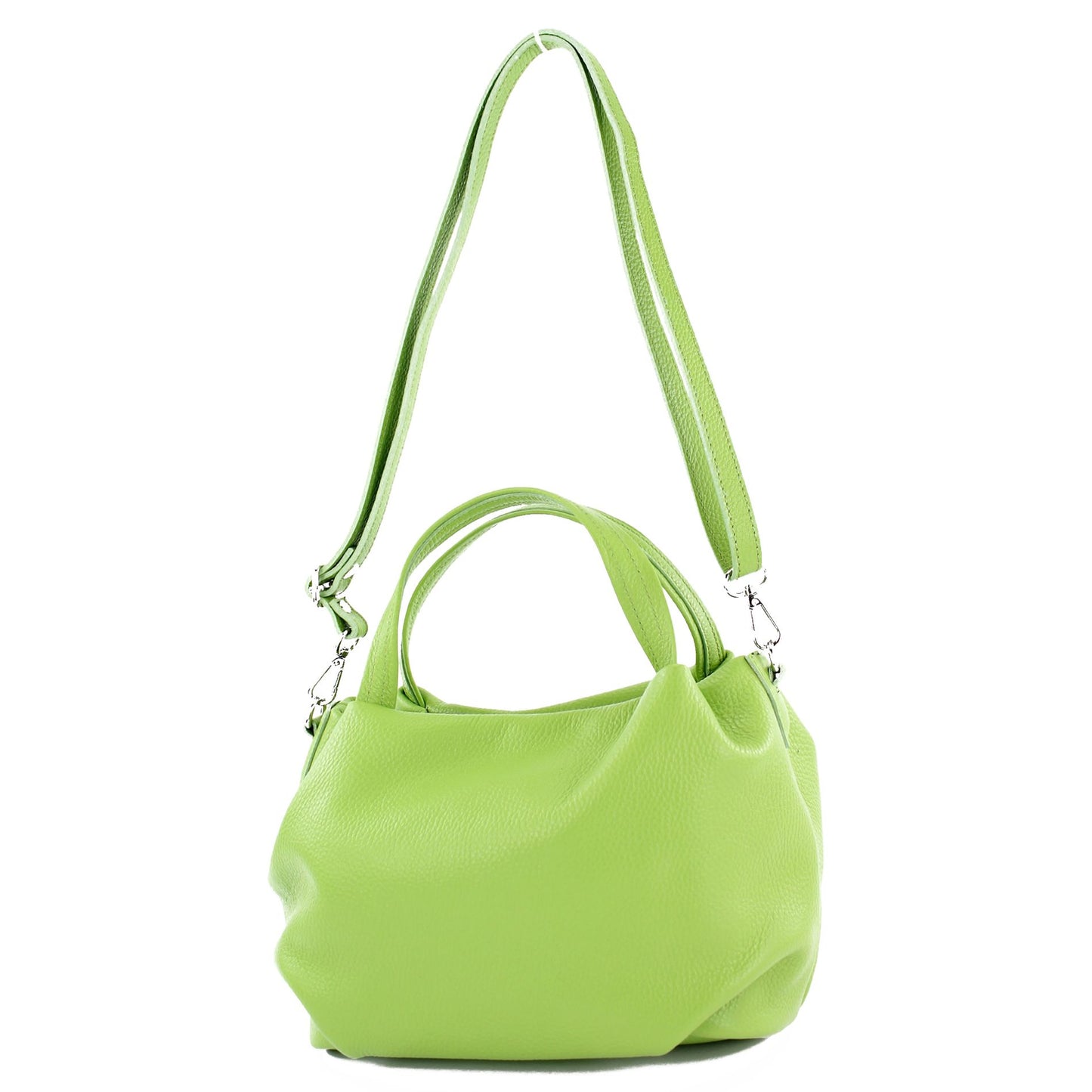 modamoda de T218 Damen Leder Henkeltasche Tragetasche Schultertasche handmade in Italy
