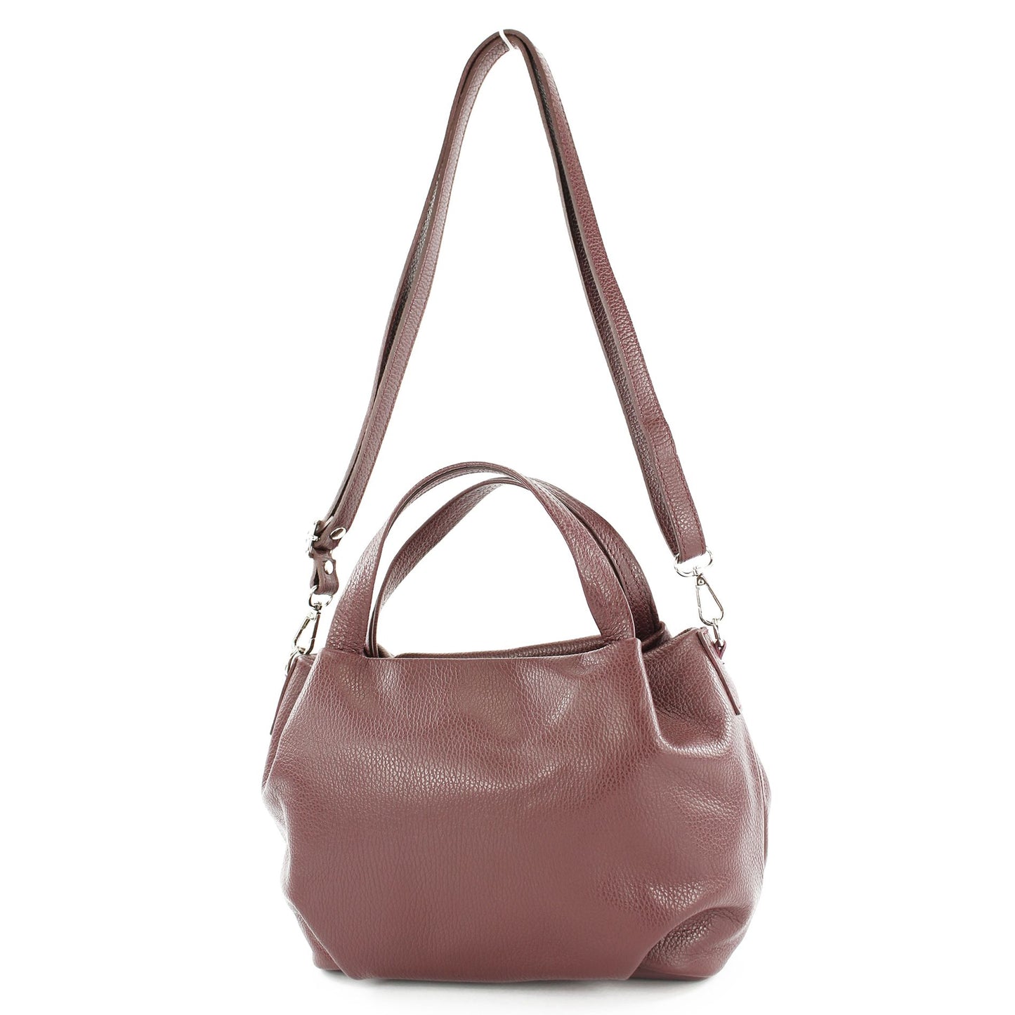 modamoda de T218 Damen Leder Henkeltasche Tragetasche Schultertasche handmade in Italy