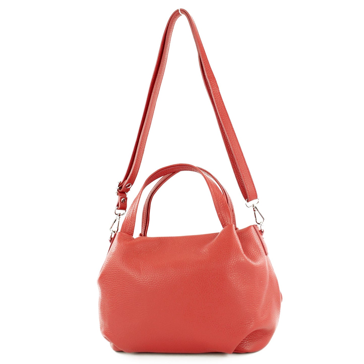 modamoda de T218 Damen Leder Henkeltasche Tragetasche Schultertasche handmade in Italy