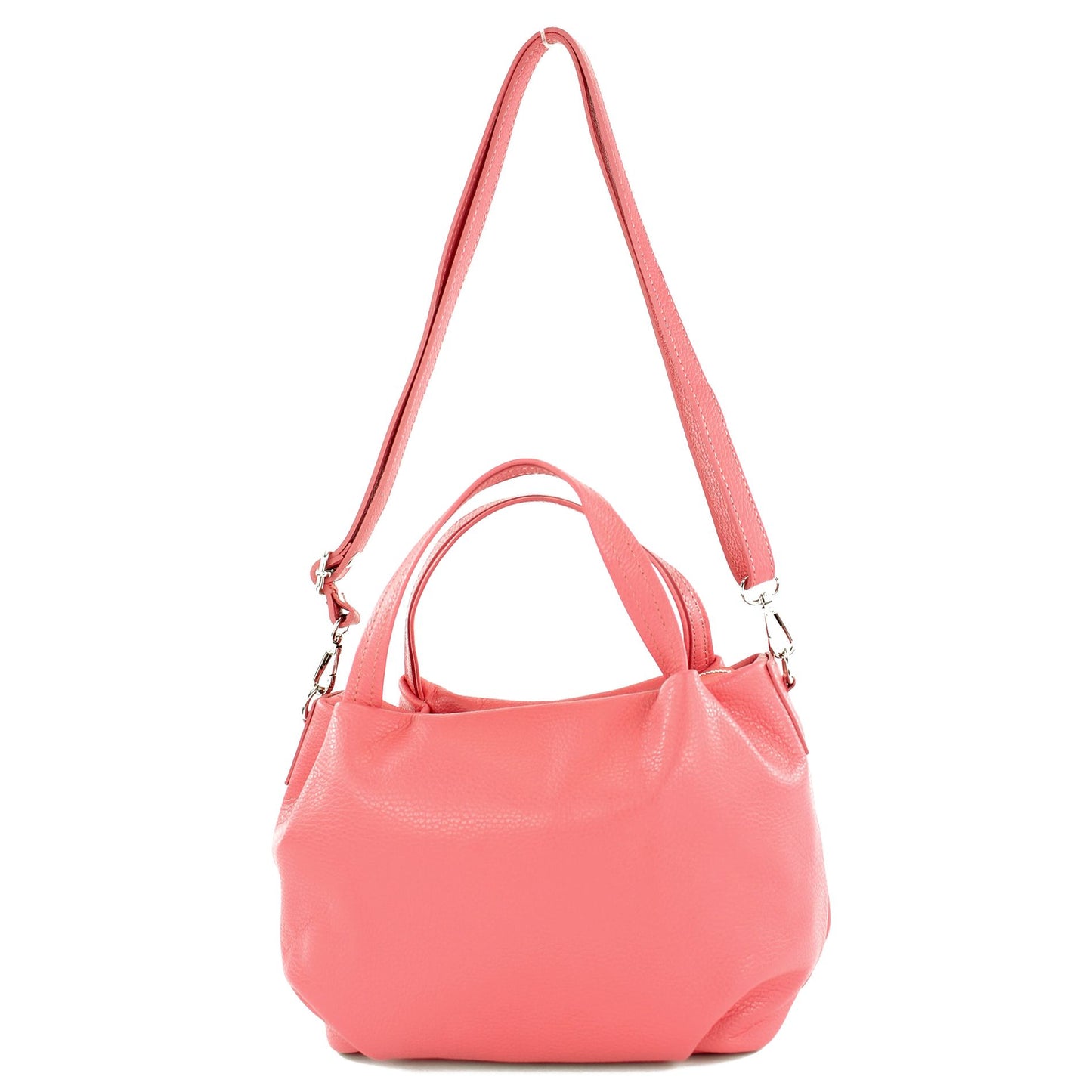 modamoda de T218 Damen Leder Henkeltasche Tragetasche Schultertasche handmade in Italy